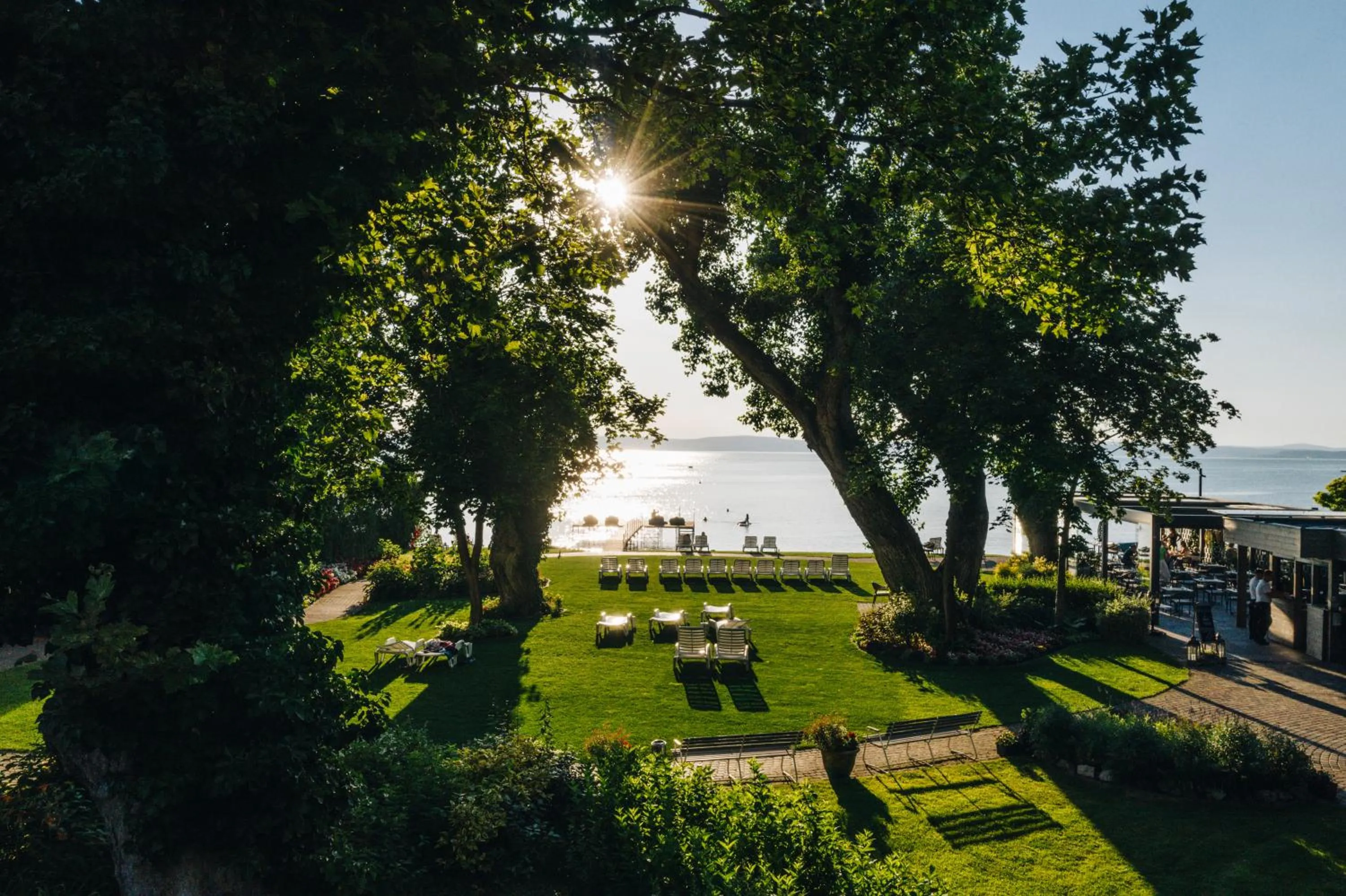 Garden in Tópart Hotel