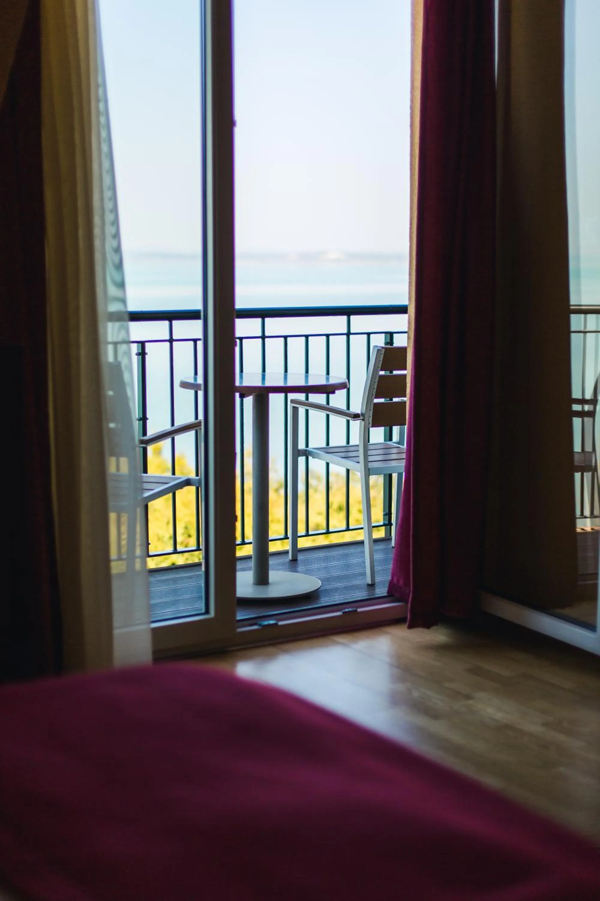 Balcony/Terrace, Bed in Tópart Hotel