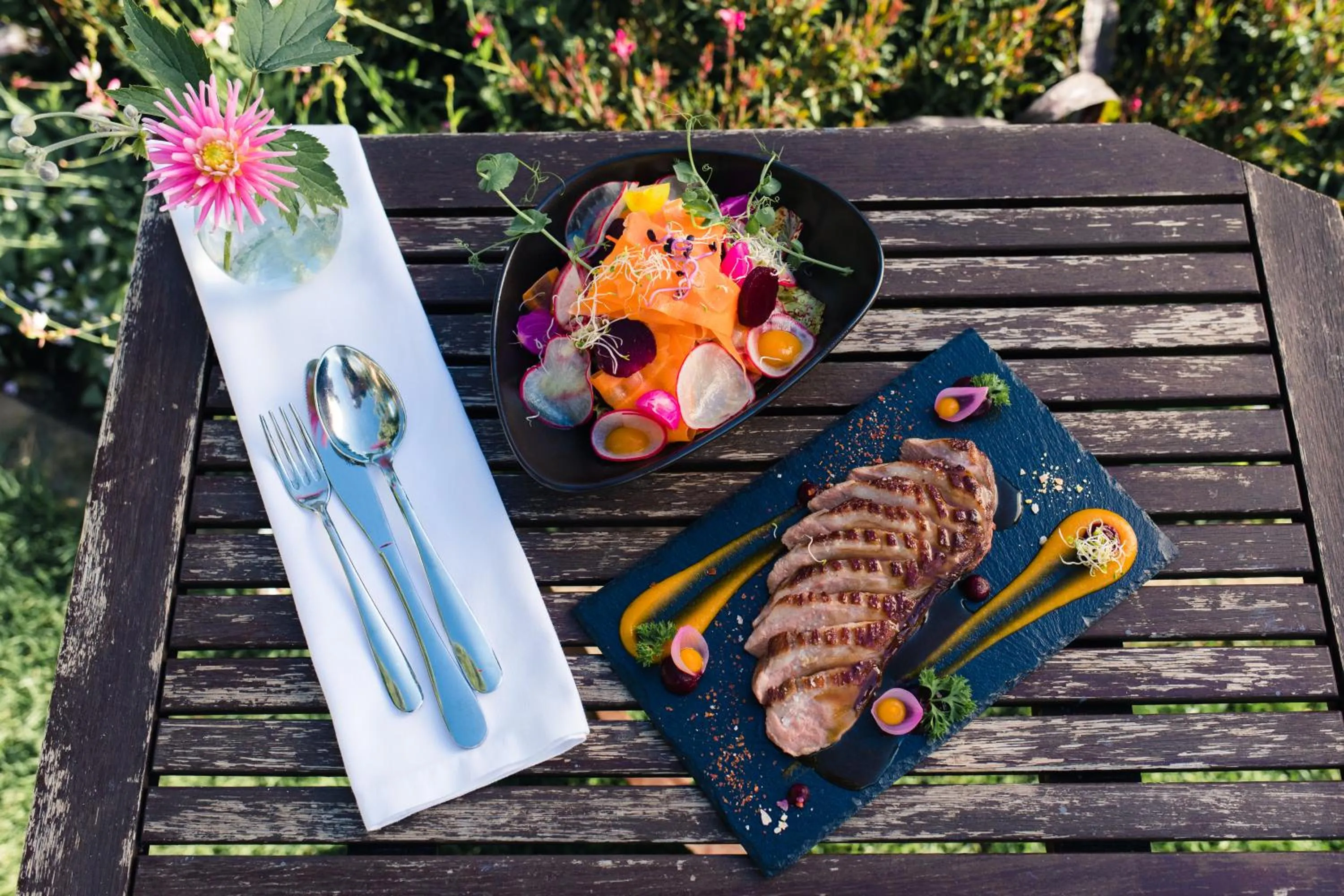 Food in Tópart Hotel