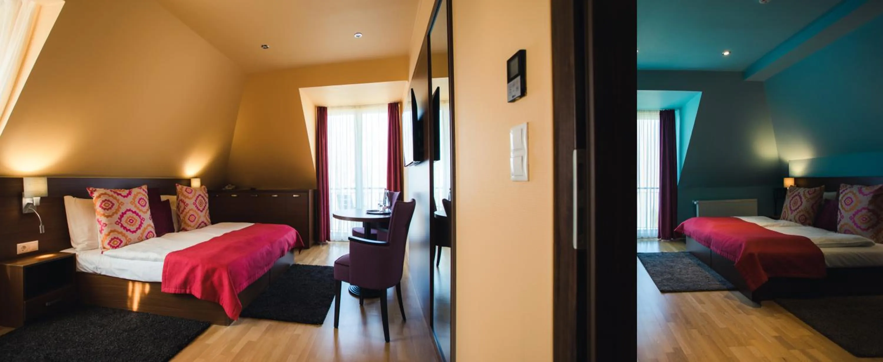 Bed in Tópart Hotel