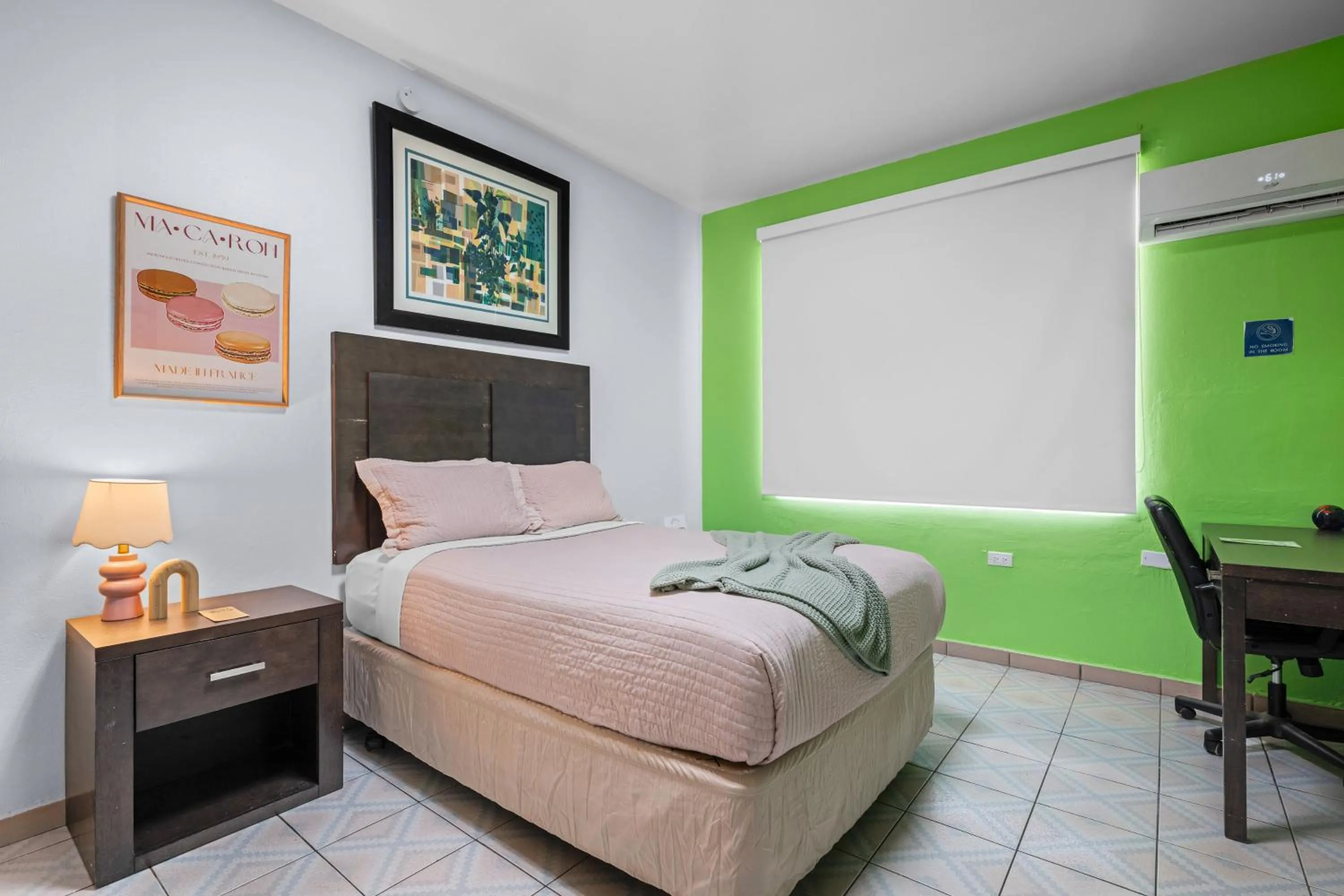 Bed in Borinquen Beach Inn