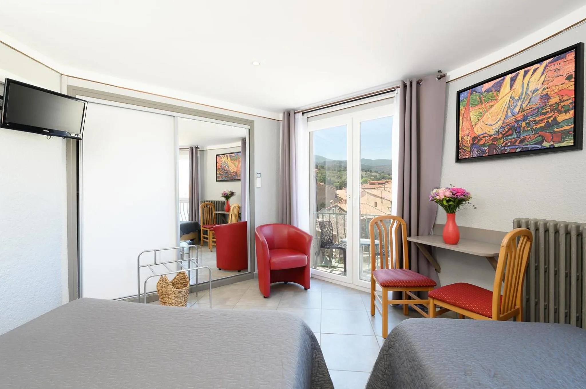 Beach in Logis Hôtel le Triton