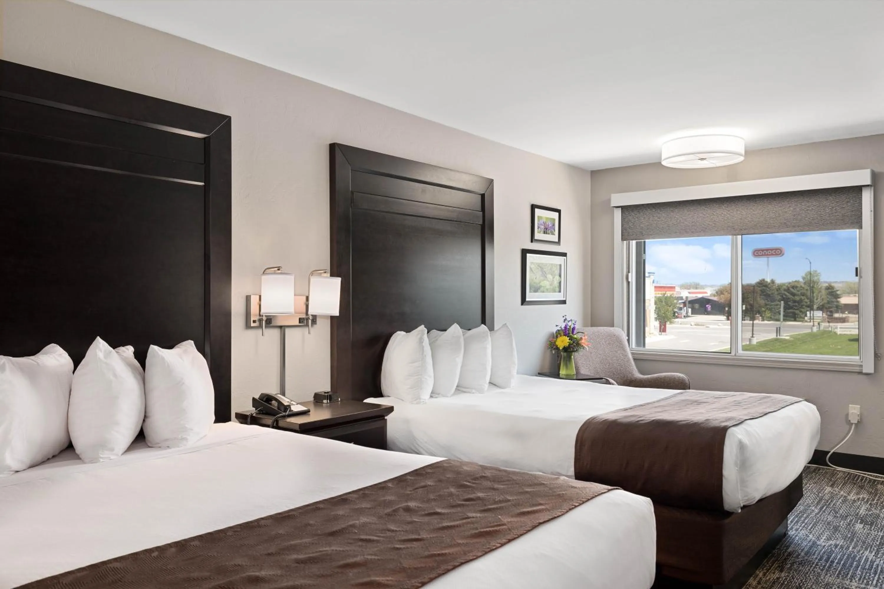 Bed in Kelly Inn Billings