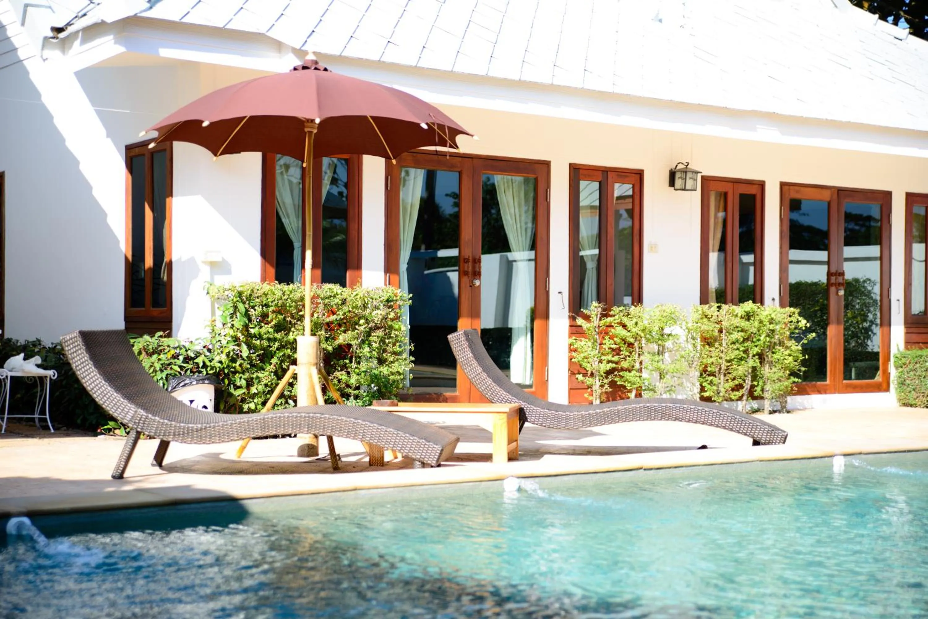Pool view in Rungnara pool villa