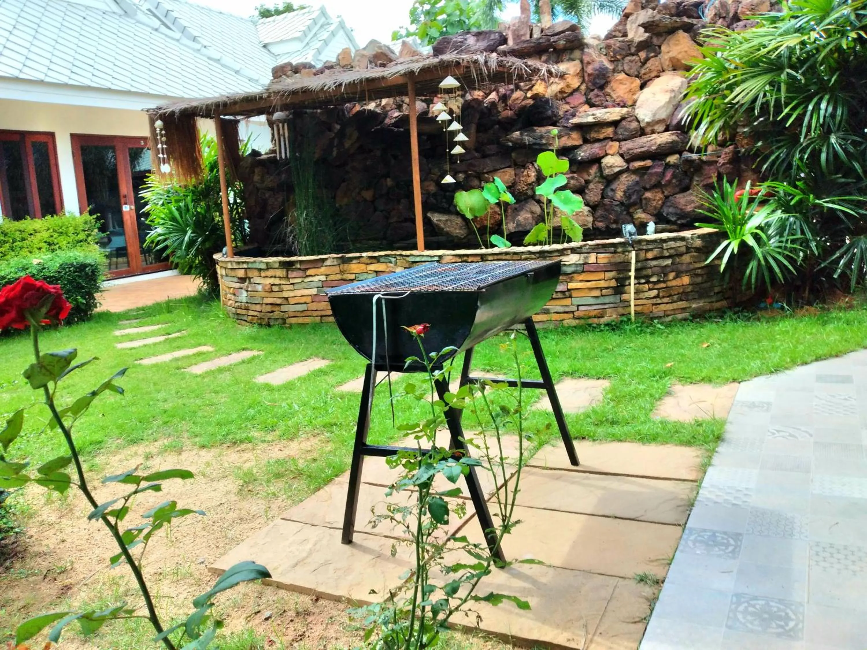 BBQ facilities in Rungnara pool villa