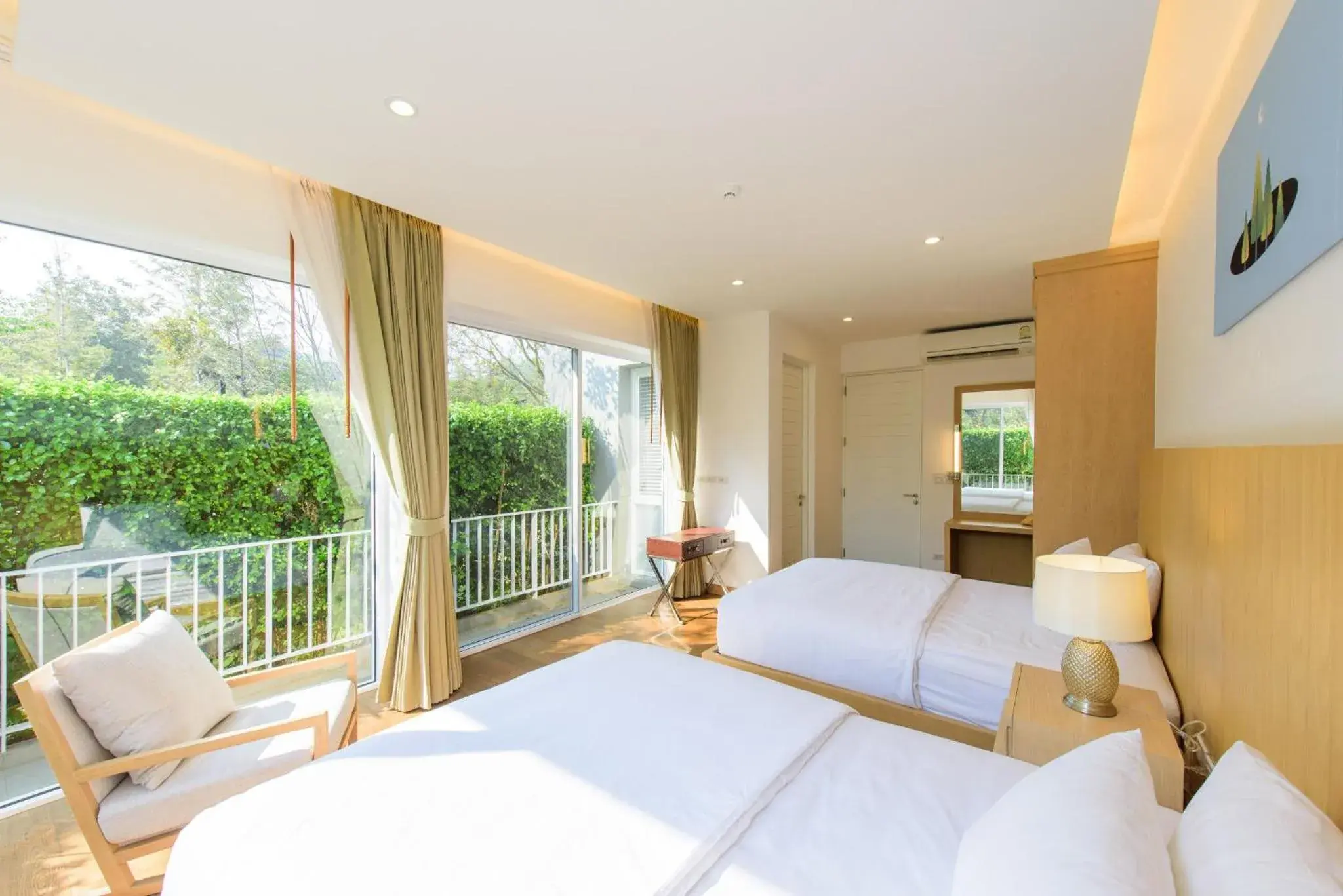 Twin Room with Garden View in The Gallery Khao Yai Hotel and Residence - SHA Plus Twin Room with Garden View in The Gallery Khao Yai Hotel and Residence - SHA Plus