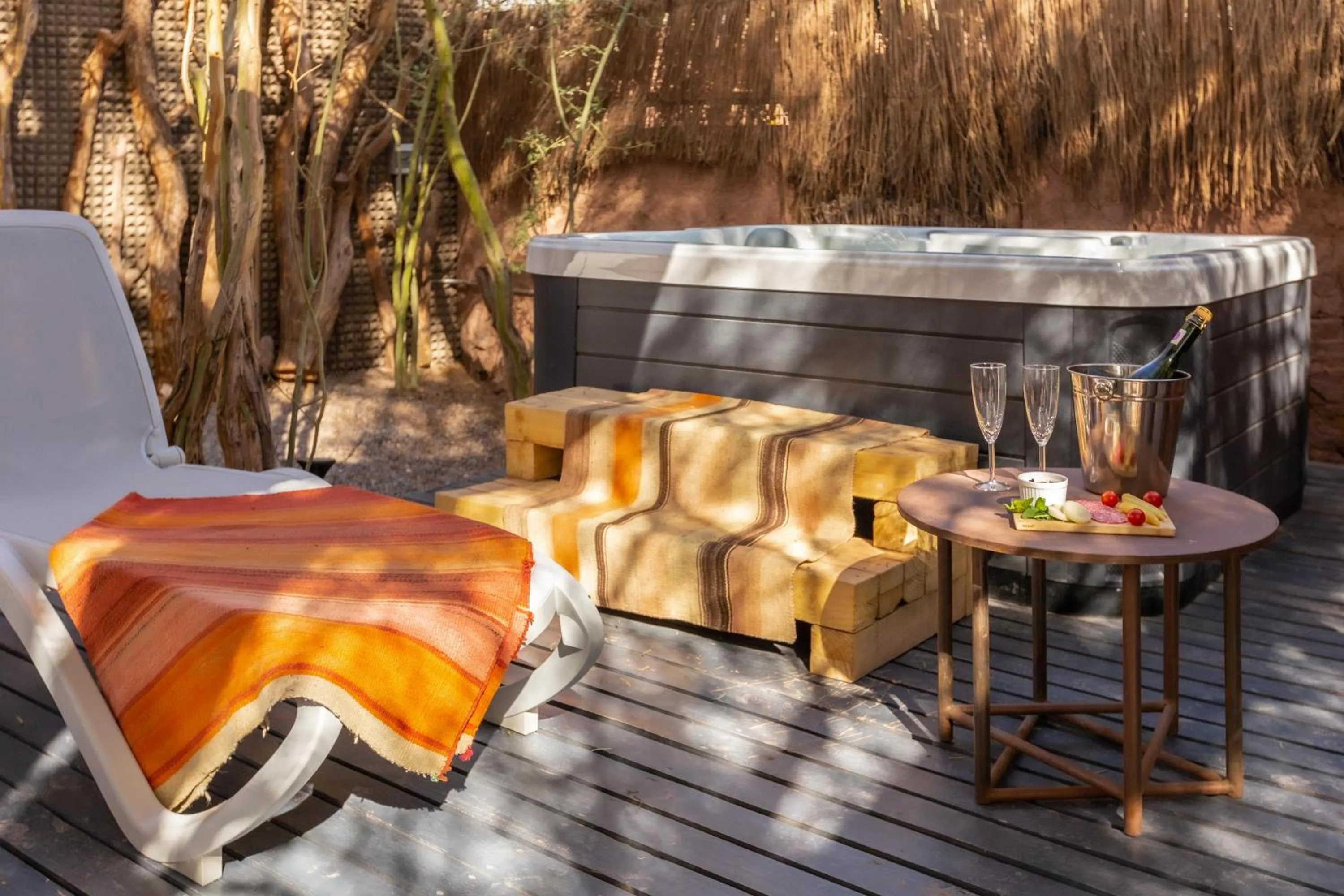 Hot Tub in Casa Solcor Boutique Bed & Breakfast