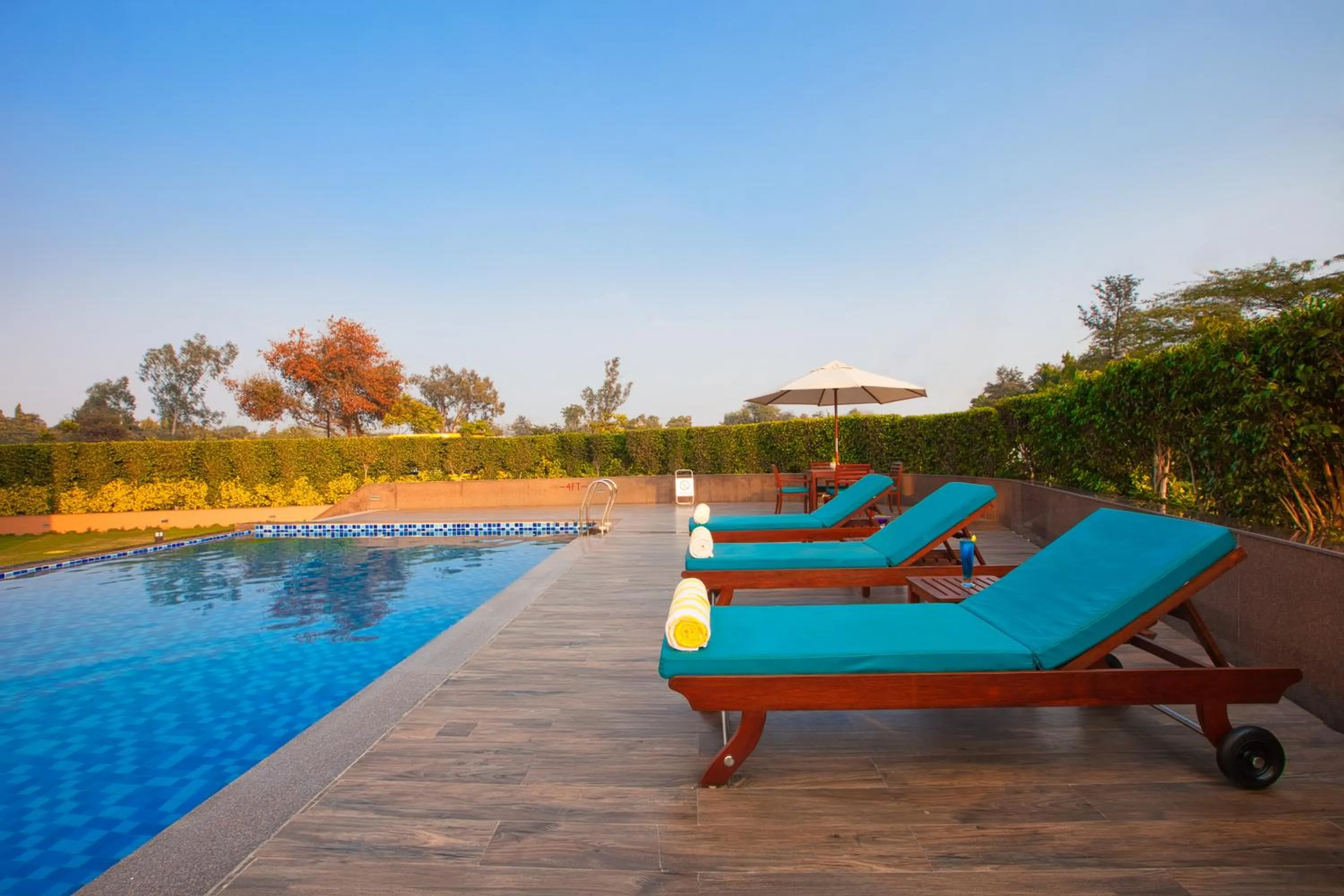 Swimming pool in Lemon Tree Hotel, Sector 68, Sohna Road, Gurugram