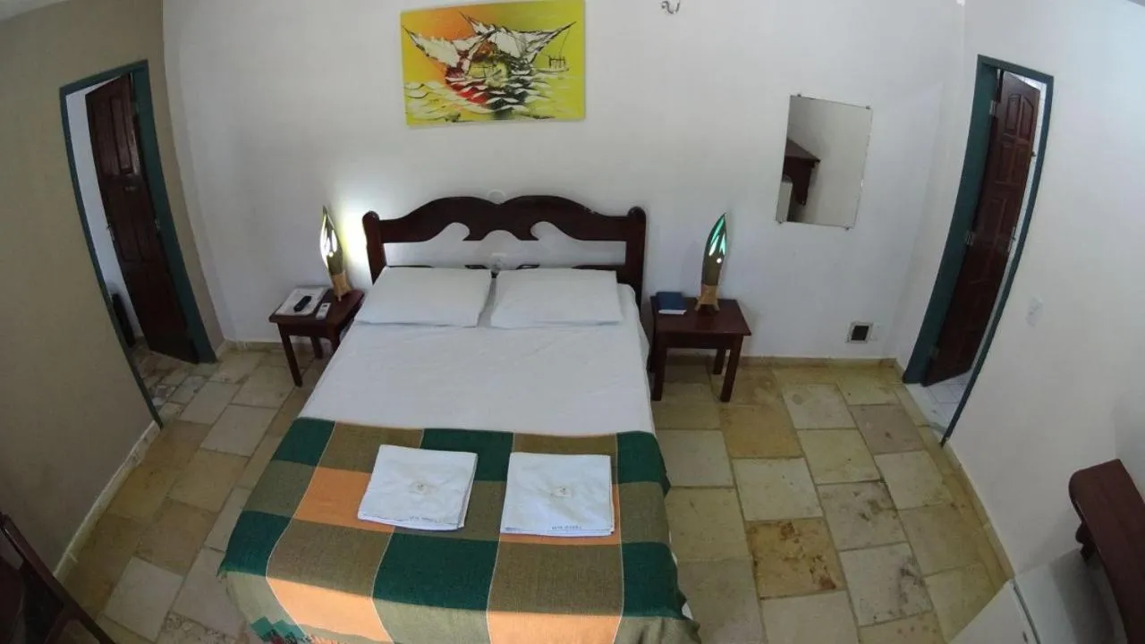 Bed in Pousada 7 Mares
