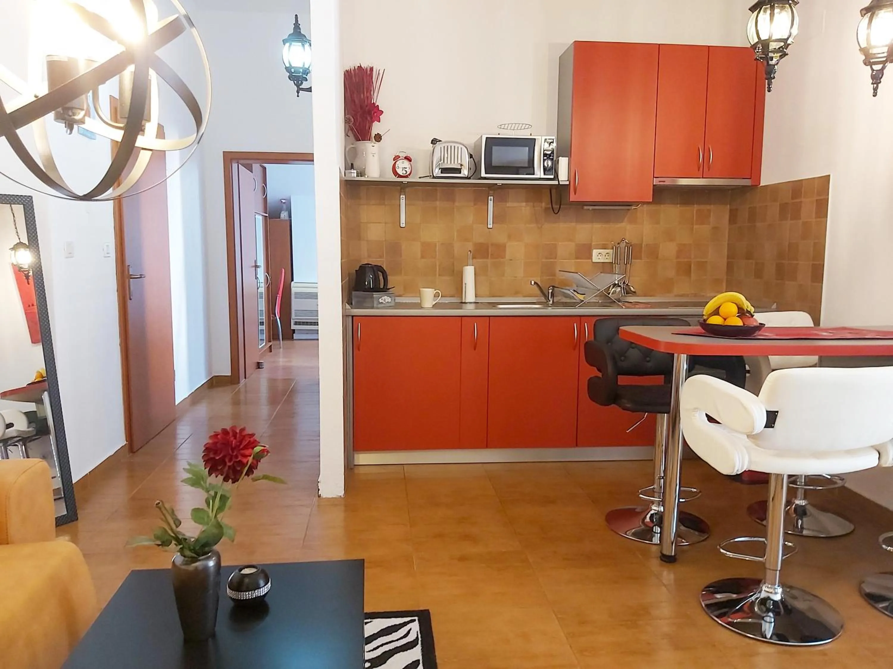 Kitchen or kitchenette in Adria Apartments and Rooms