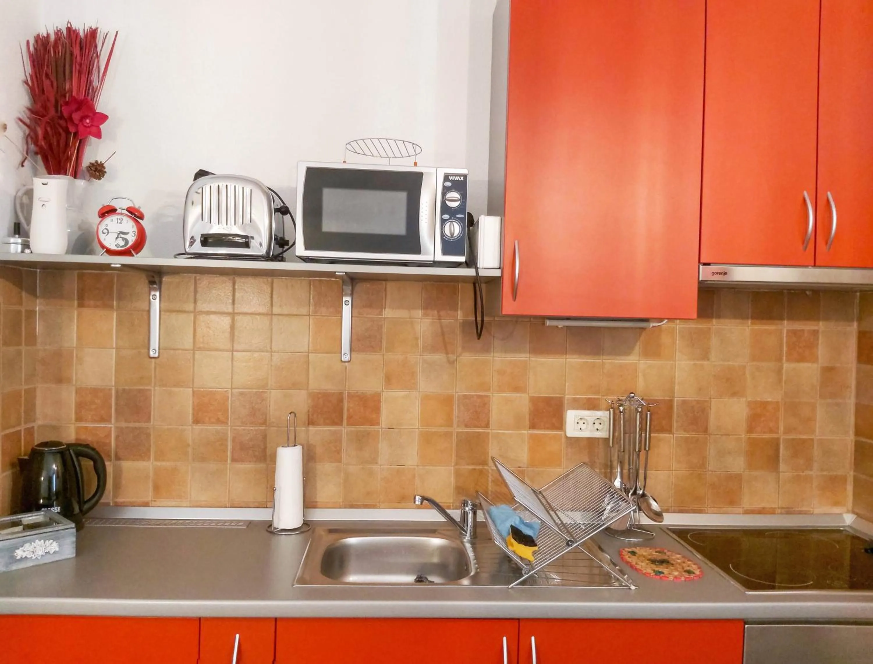Kitchen or kitchenette in Adria Apartments and Rooms
