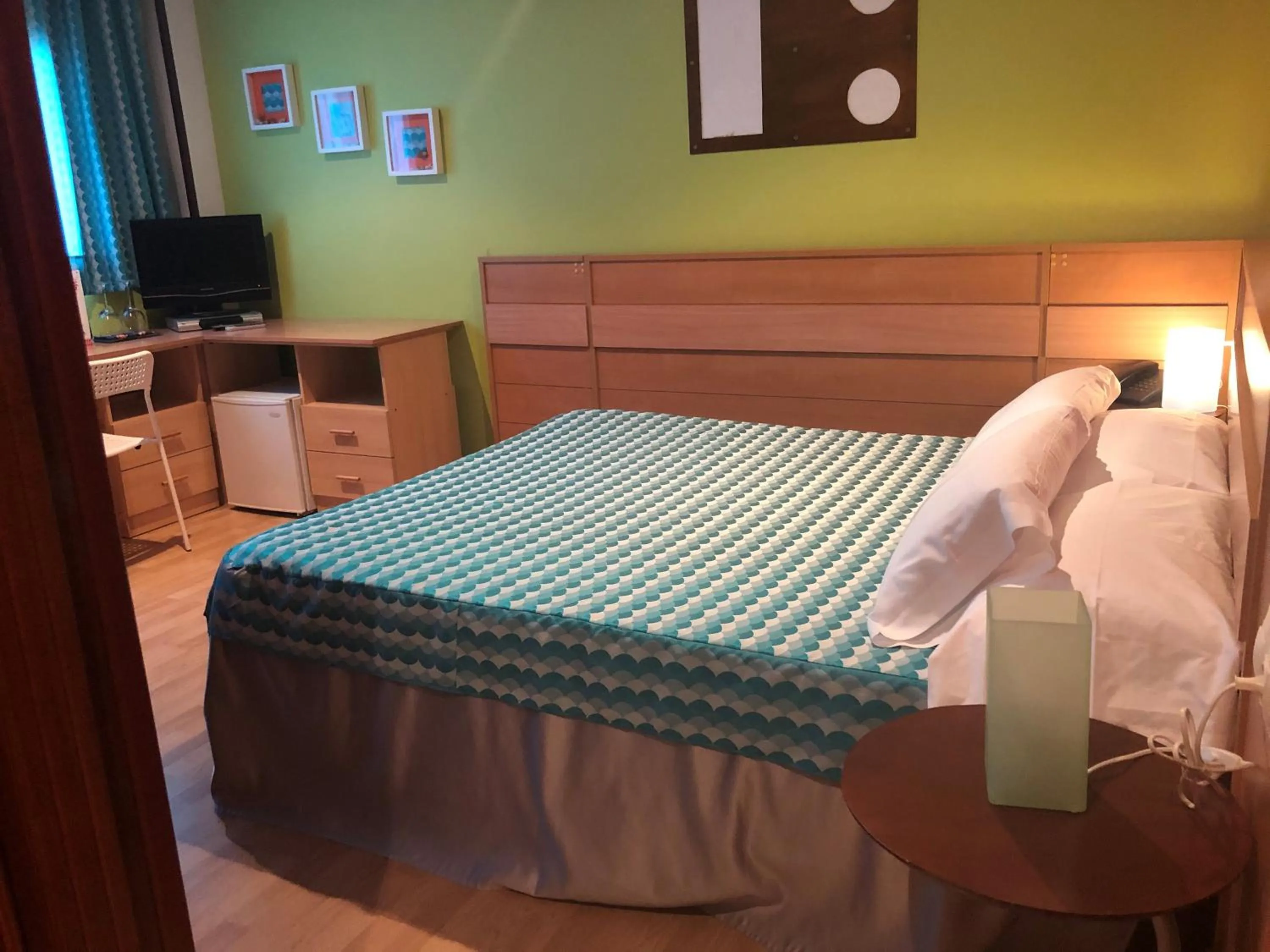 Bed in Hotel A. G. Porcillan