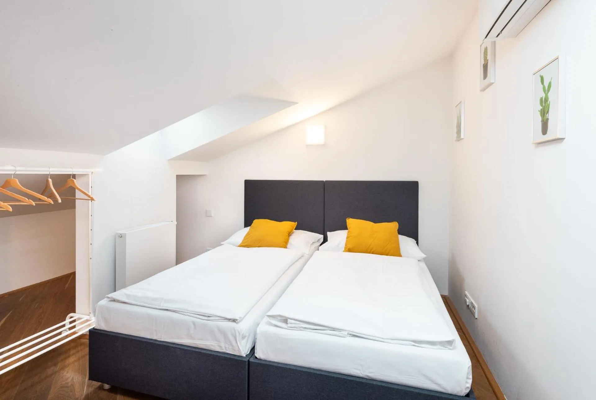 Bed in Rehorova apartments by Pragueforyou