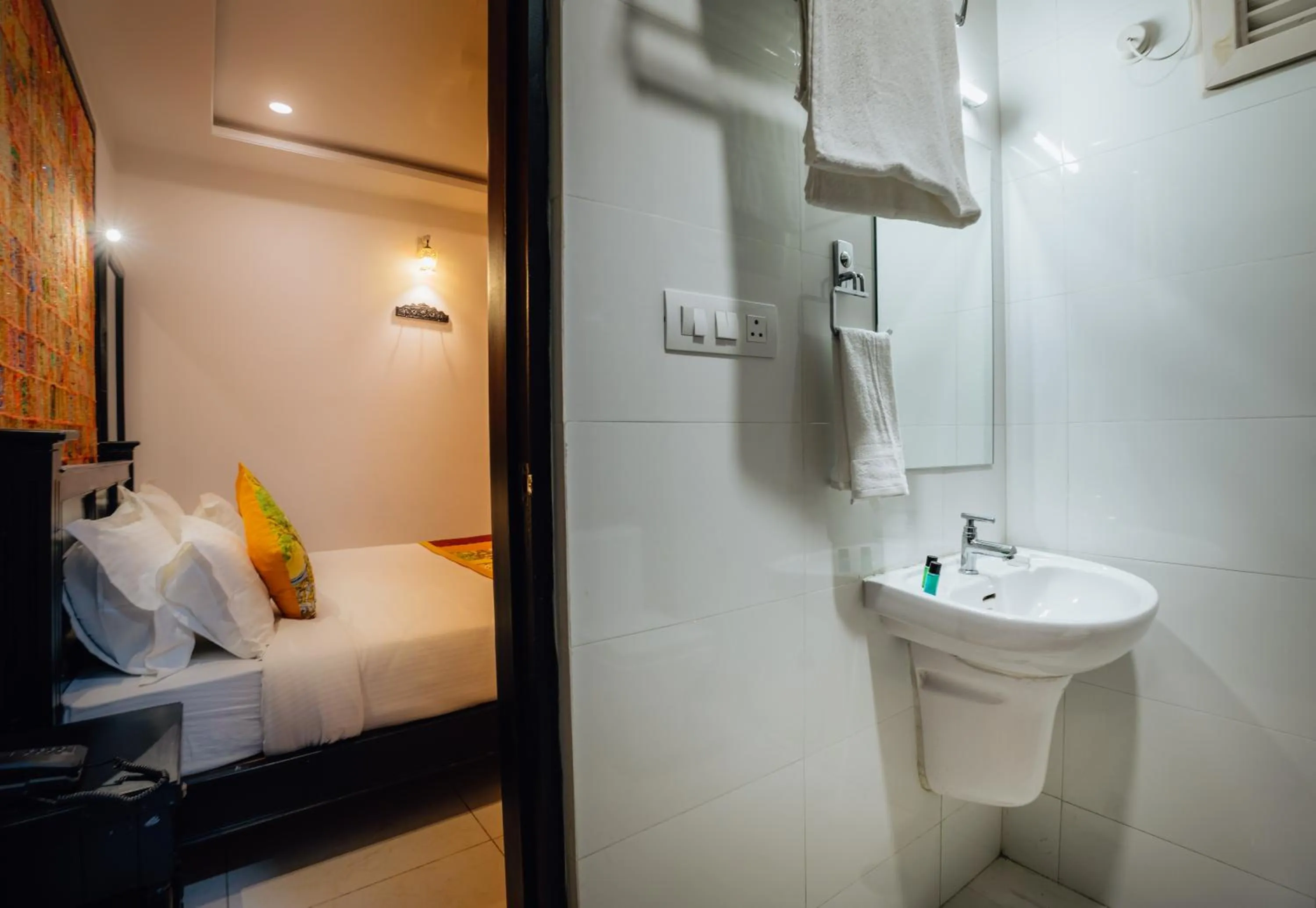 Toilet, Bed in The Legend Haveli