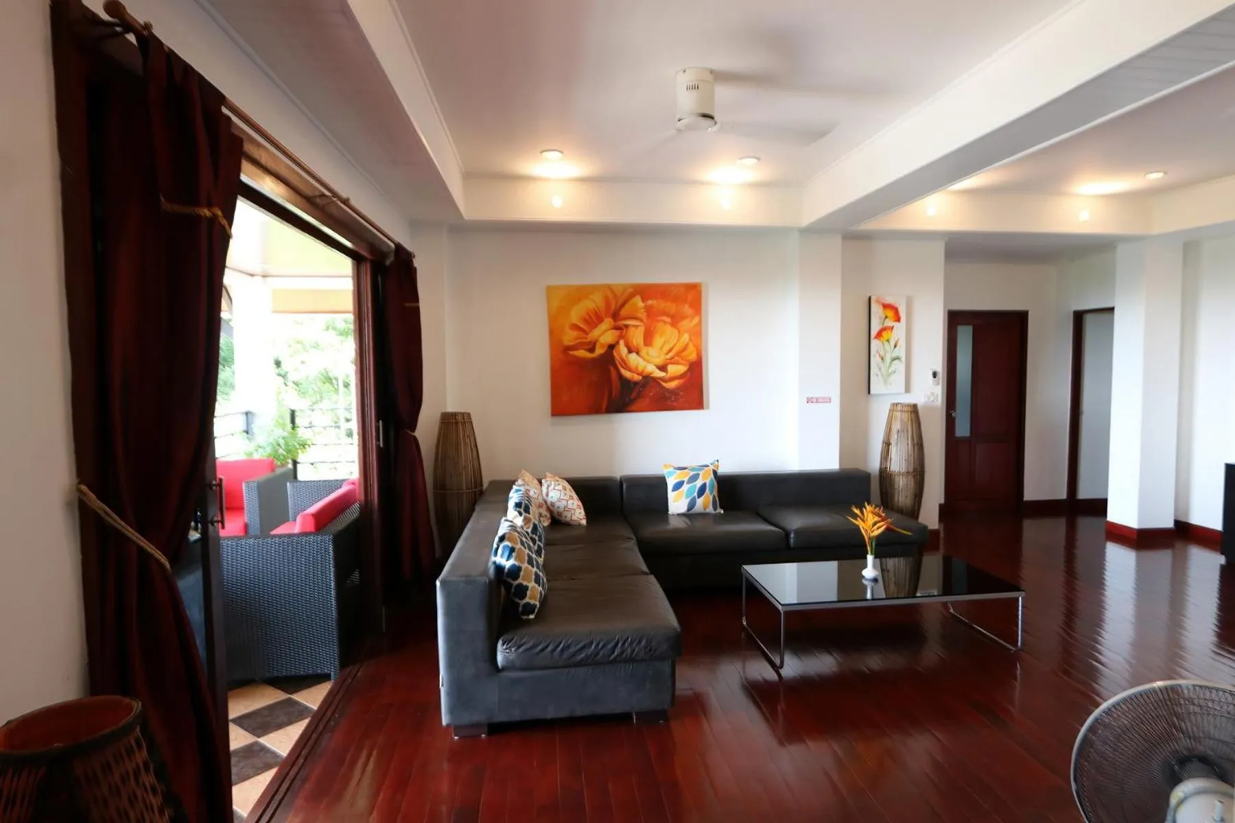 Seating area in White Flower Lanta