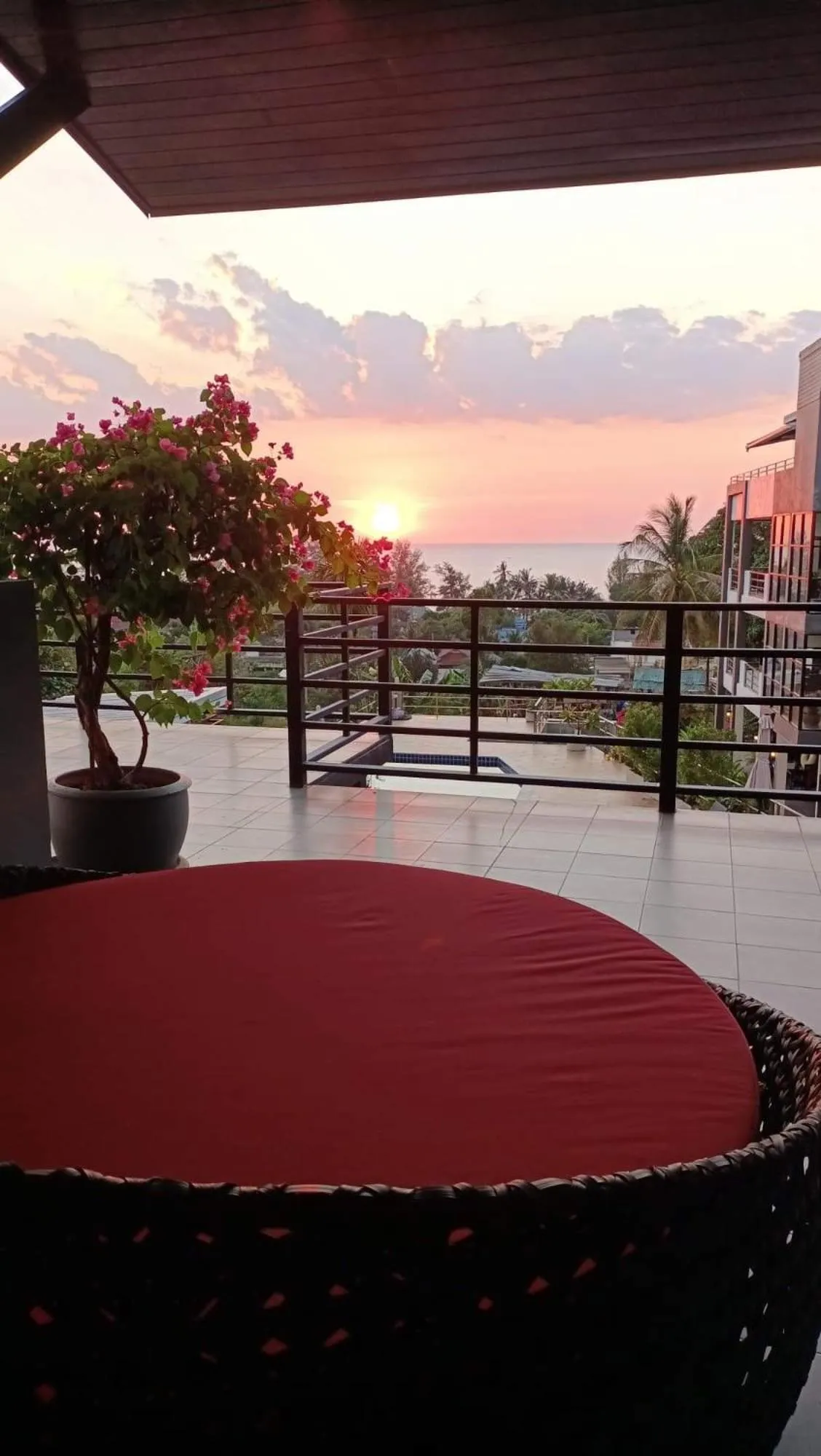 Balcony/Terrace in White Flower Lanta