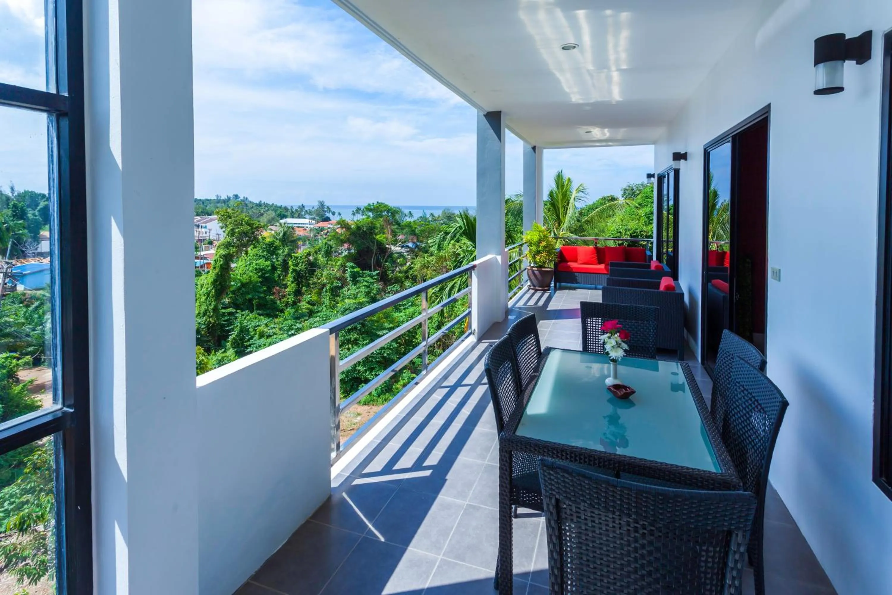 Balcony/Terrace in White Flower Lanta
