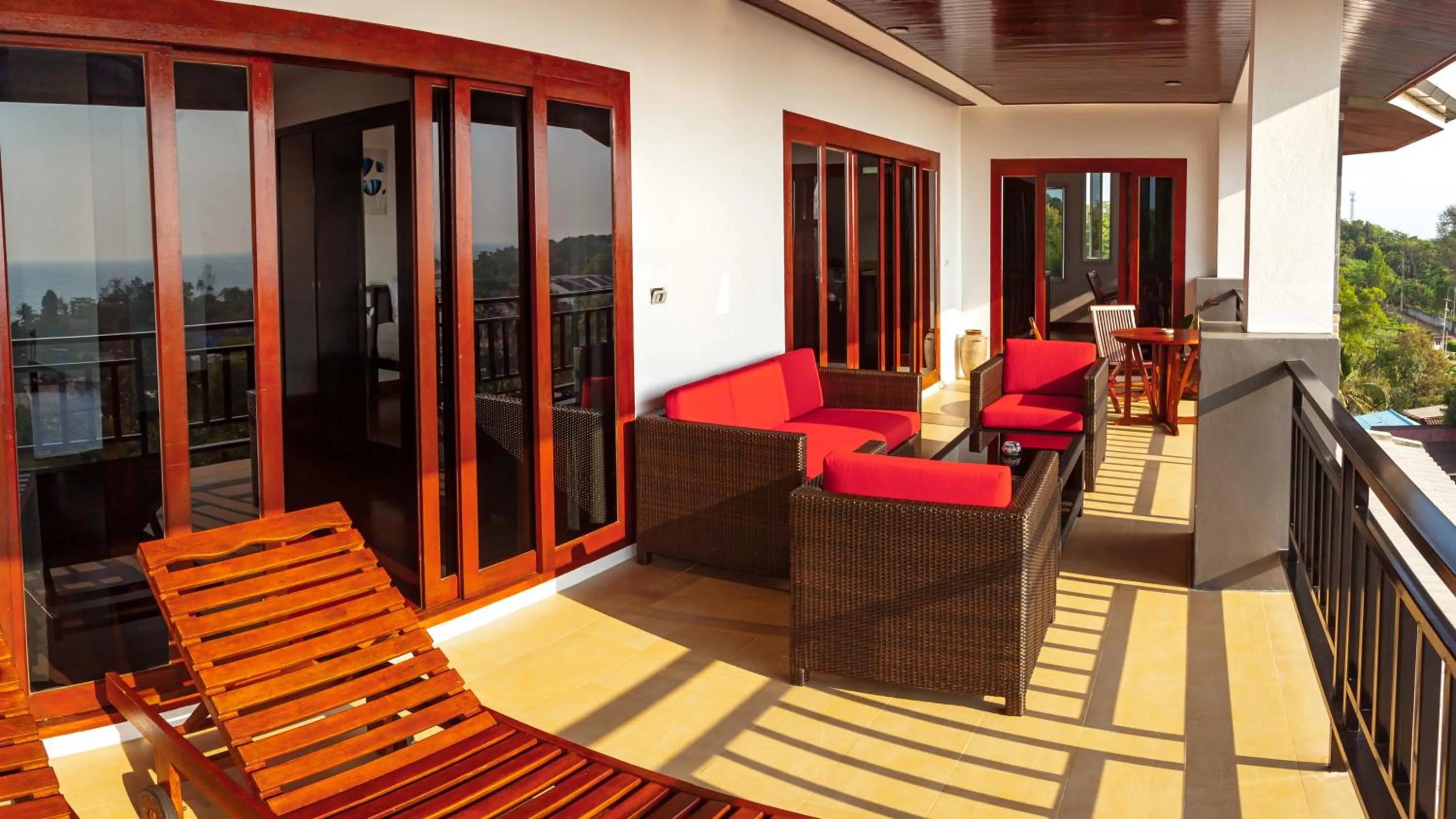 Patio in White Flower Lanta