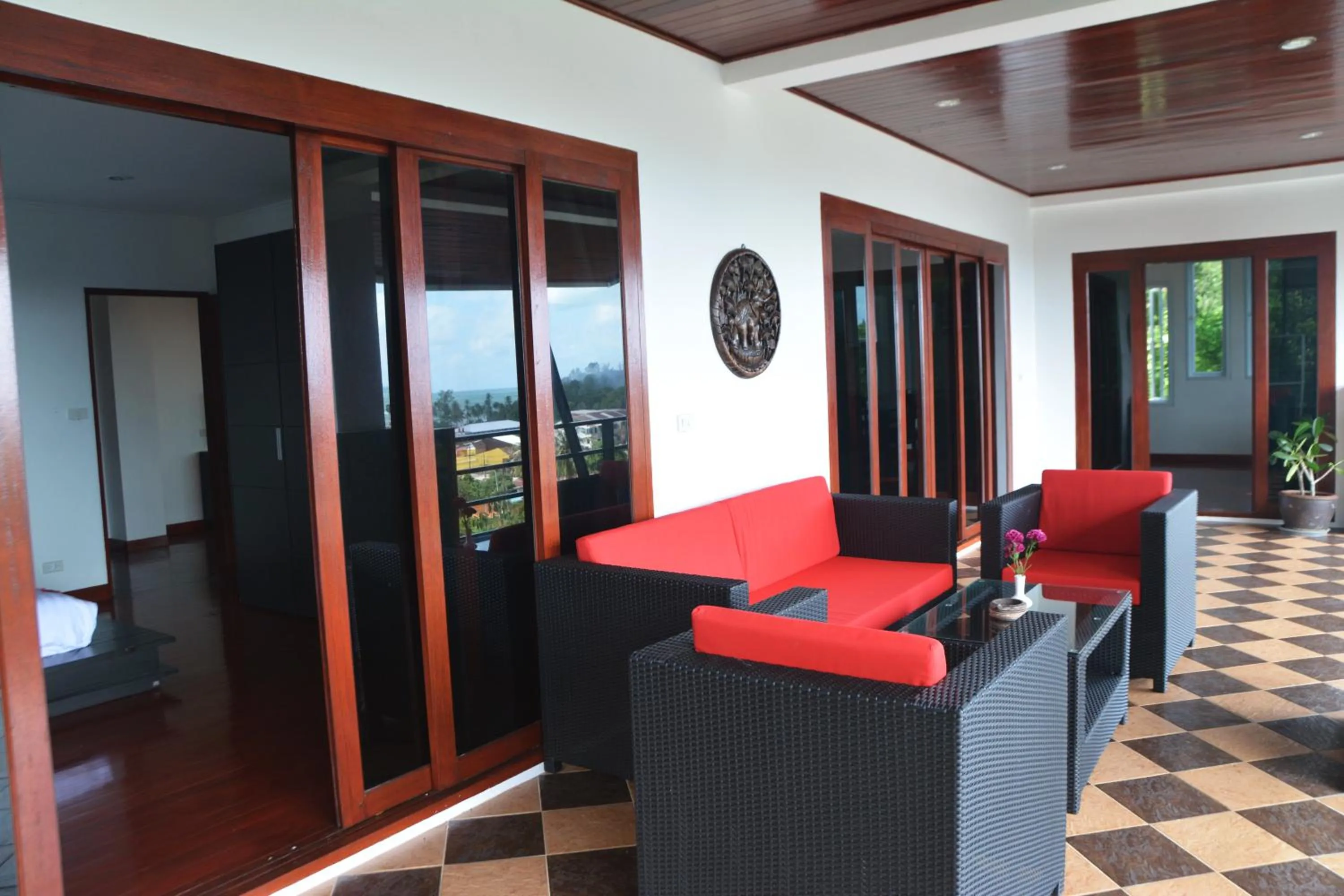 Balcony/Terrace in White Flower Lanta