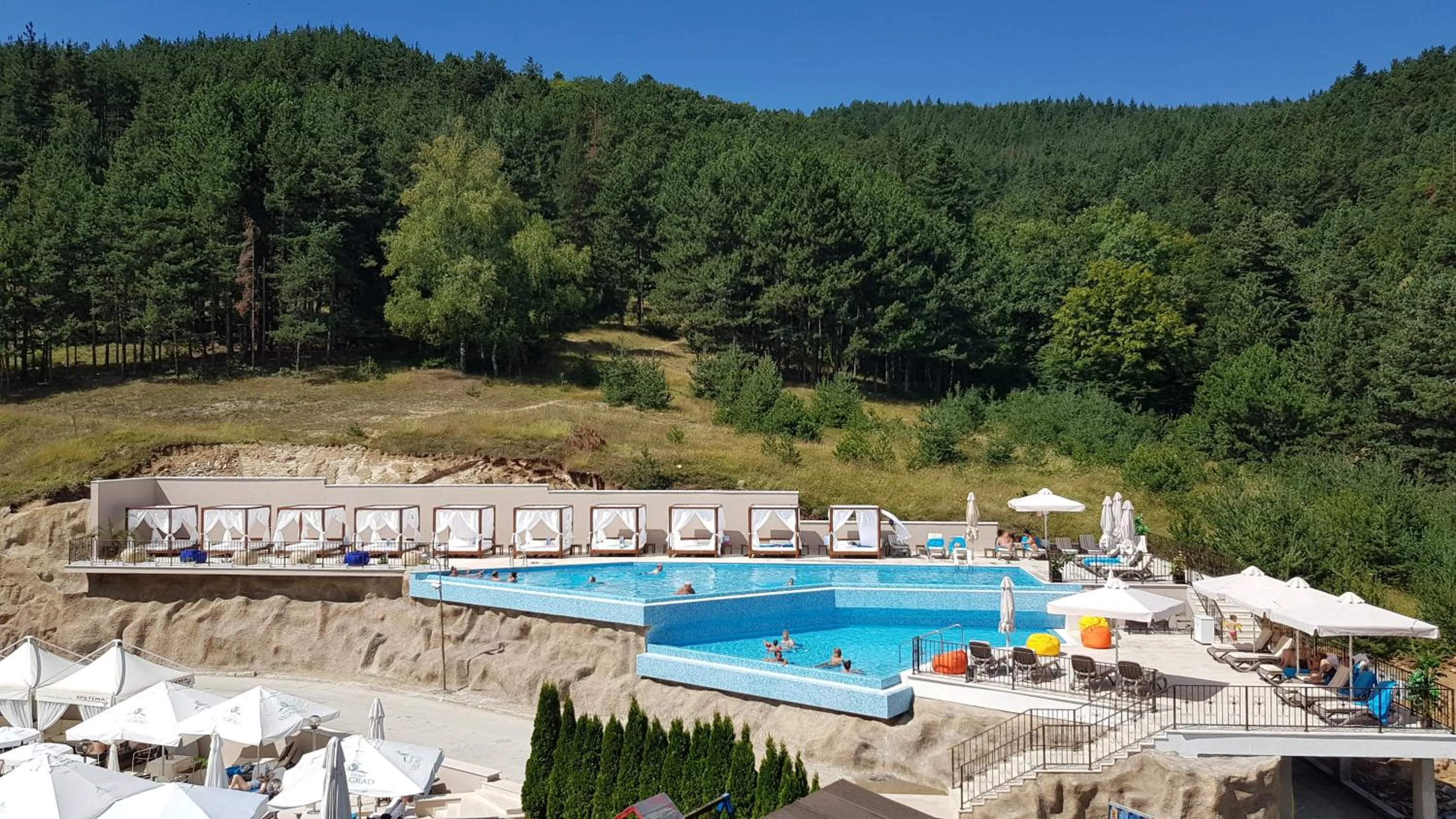 Swimming pool in Grand Hotel Velingrad