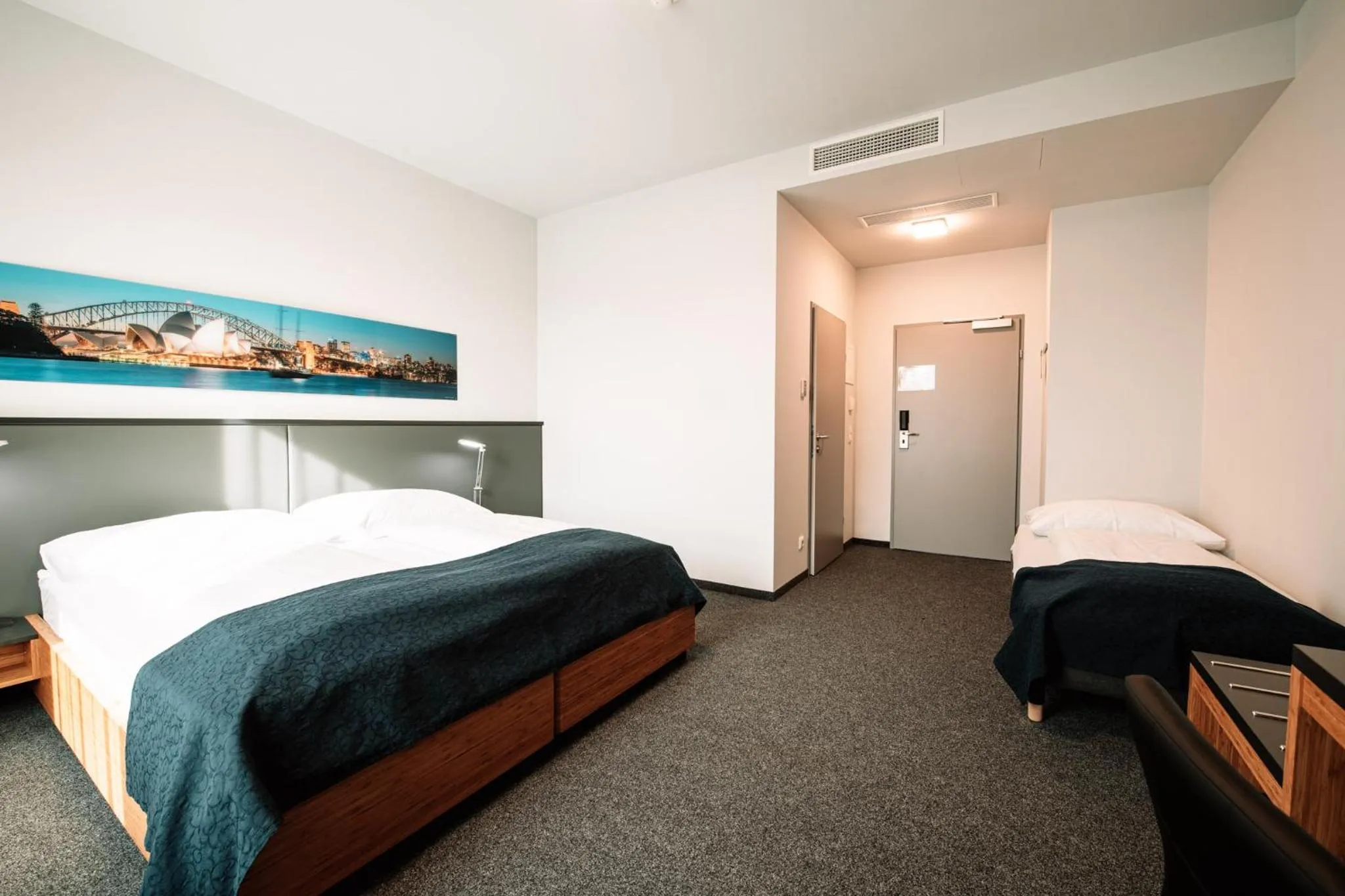 Bed in Motel Grieskirchen superior