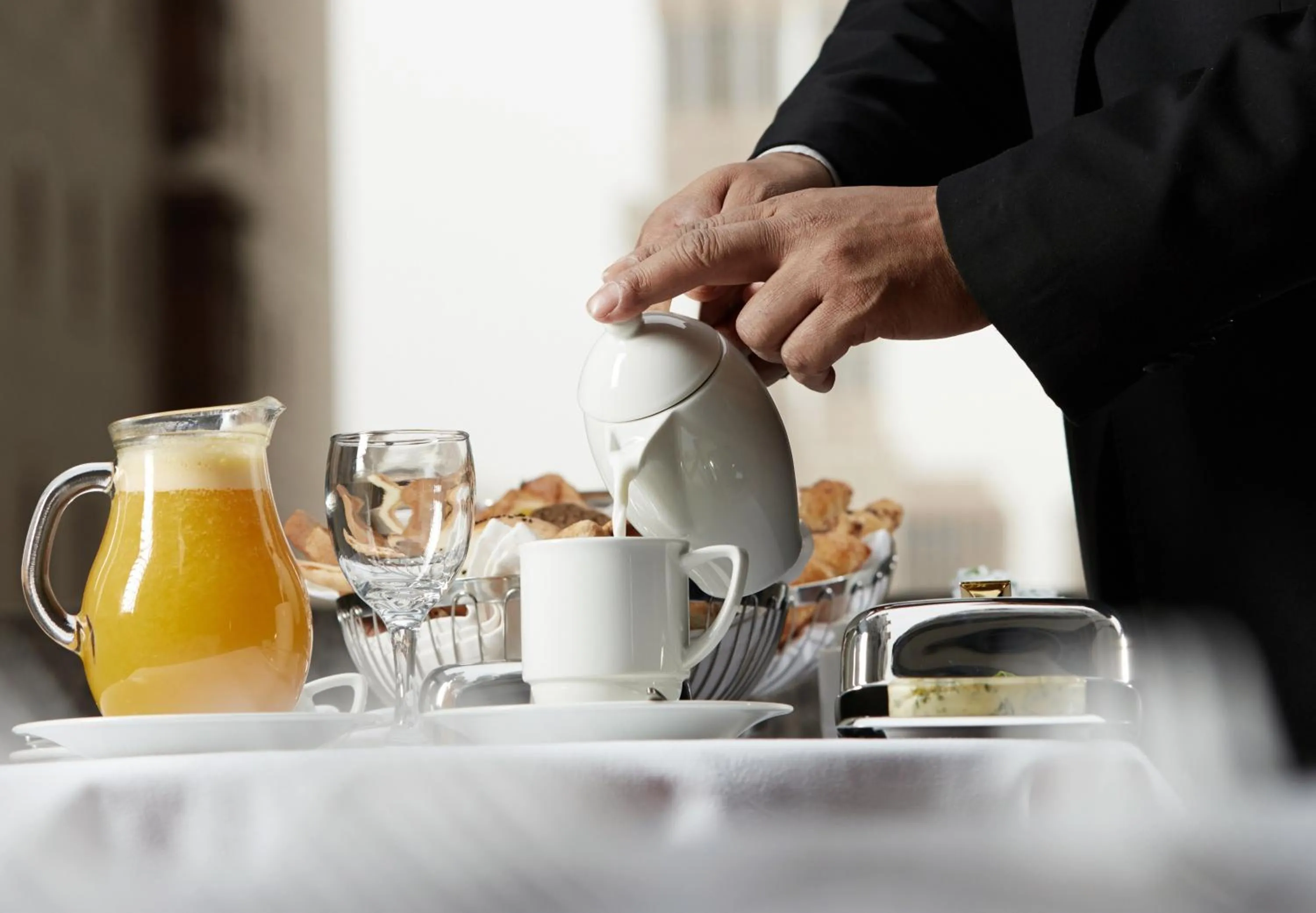 Continental breakfast in Frontel Al Harithia Hotel