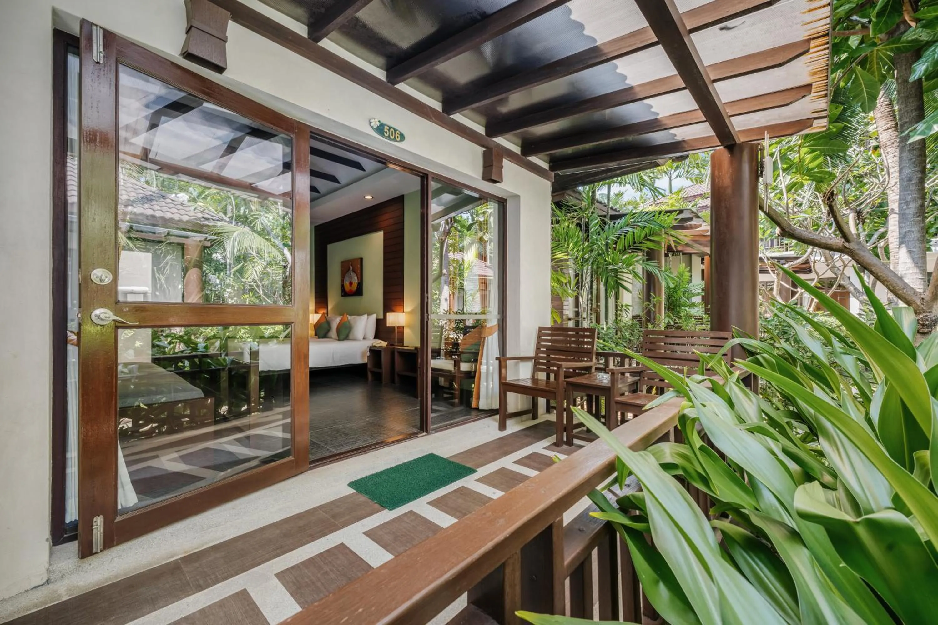 Balcony/Terrace in Baan Chaweng Beach Resort & Spa - SHA Extra Plus