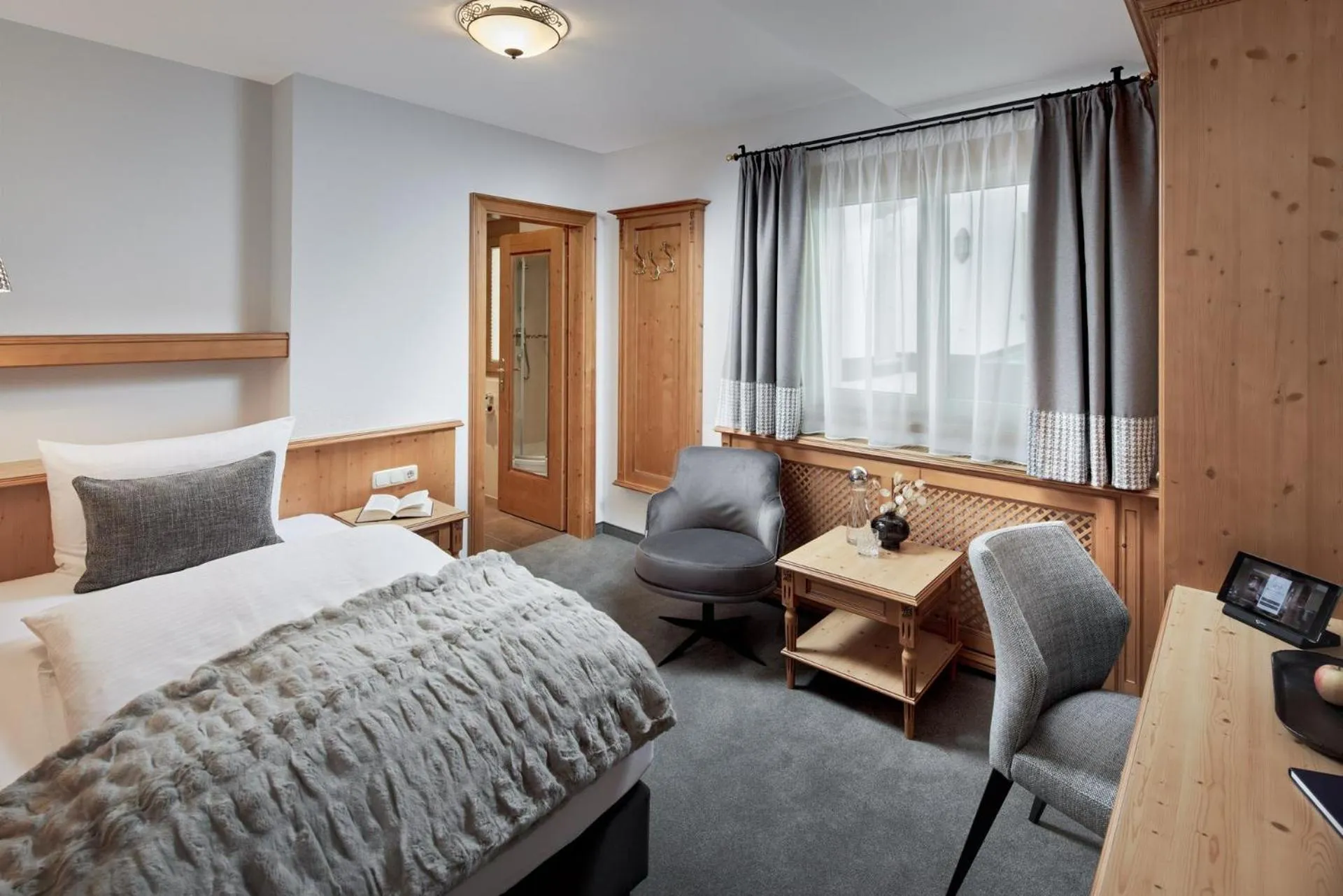 Bed in Hotel Gletscherblick