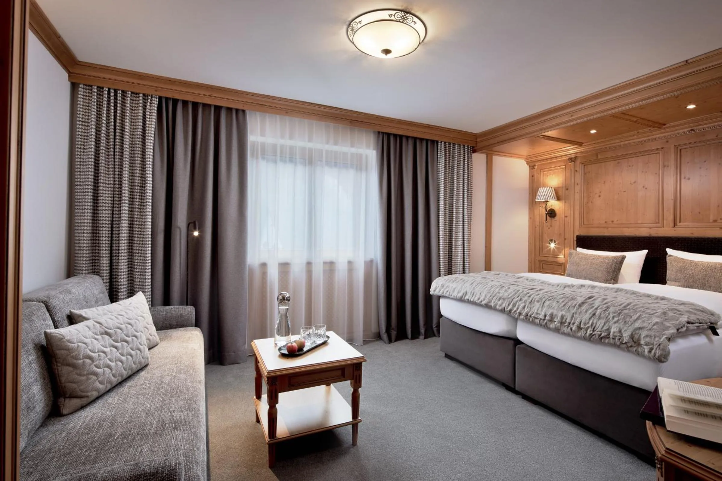 Bed in Hotel Gletscherblick