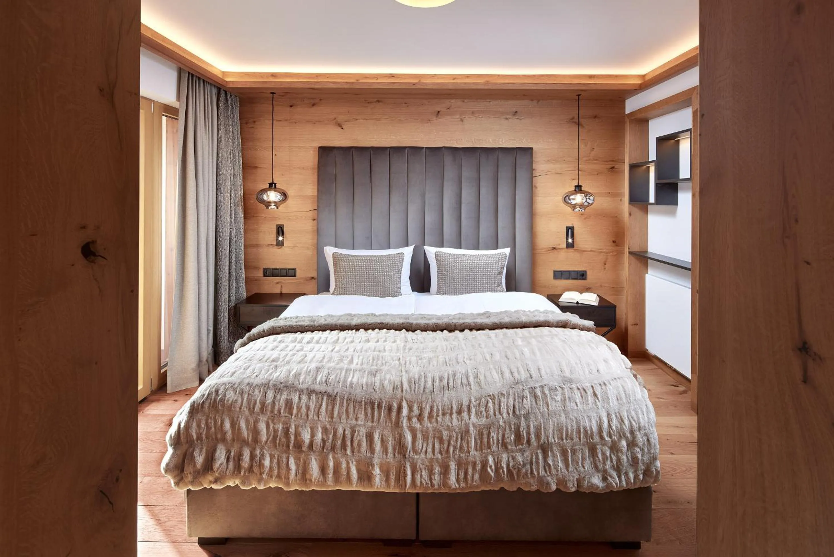 Bed in Hotel Gletscherblick