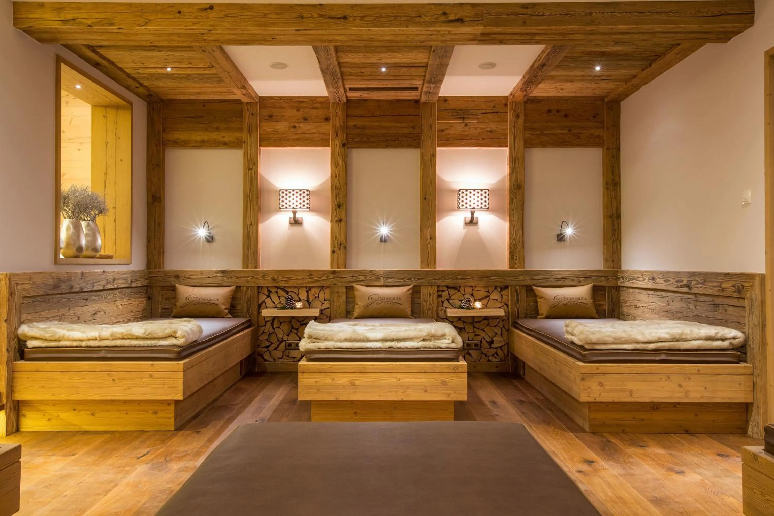 Spa and wellness centre/facilities in Hotel Gletscherblick