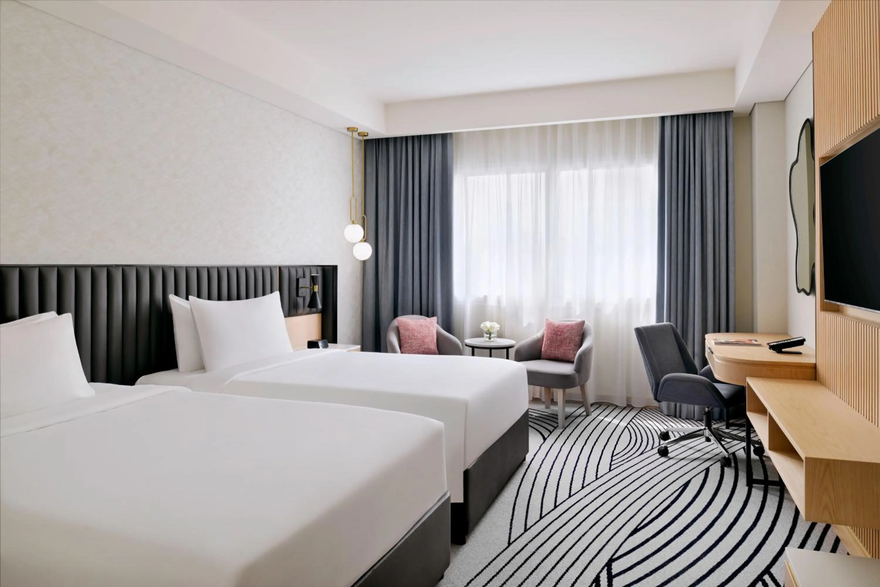 Bed in Crowne Plaza Dubai Deira by IHG