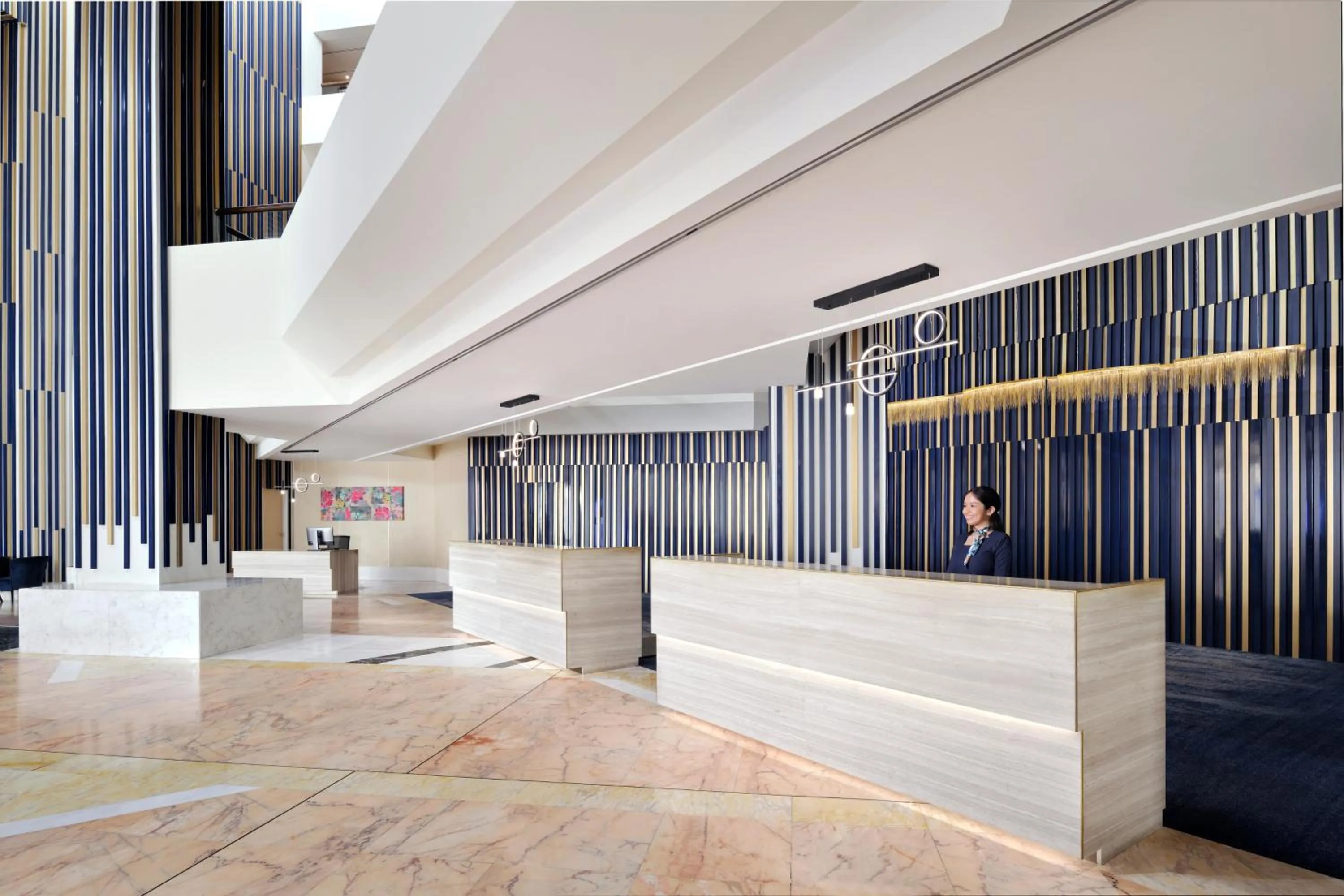 Lobby or reception in Crowne Plaza Dubai Deira by IHG