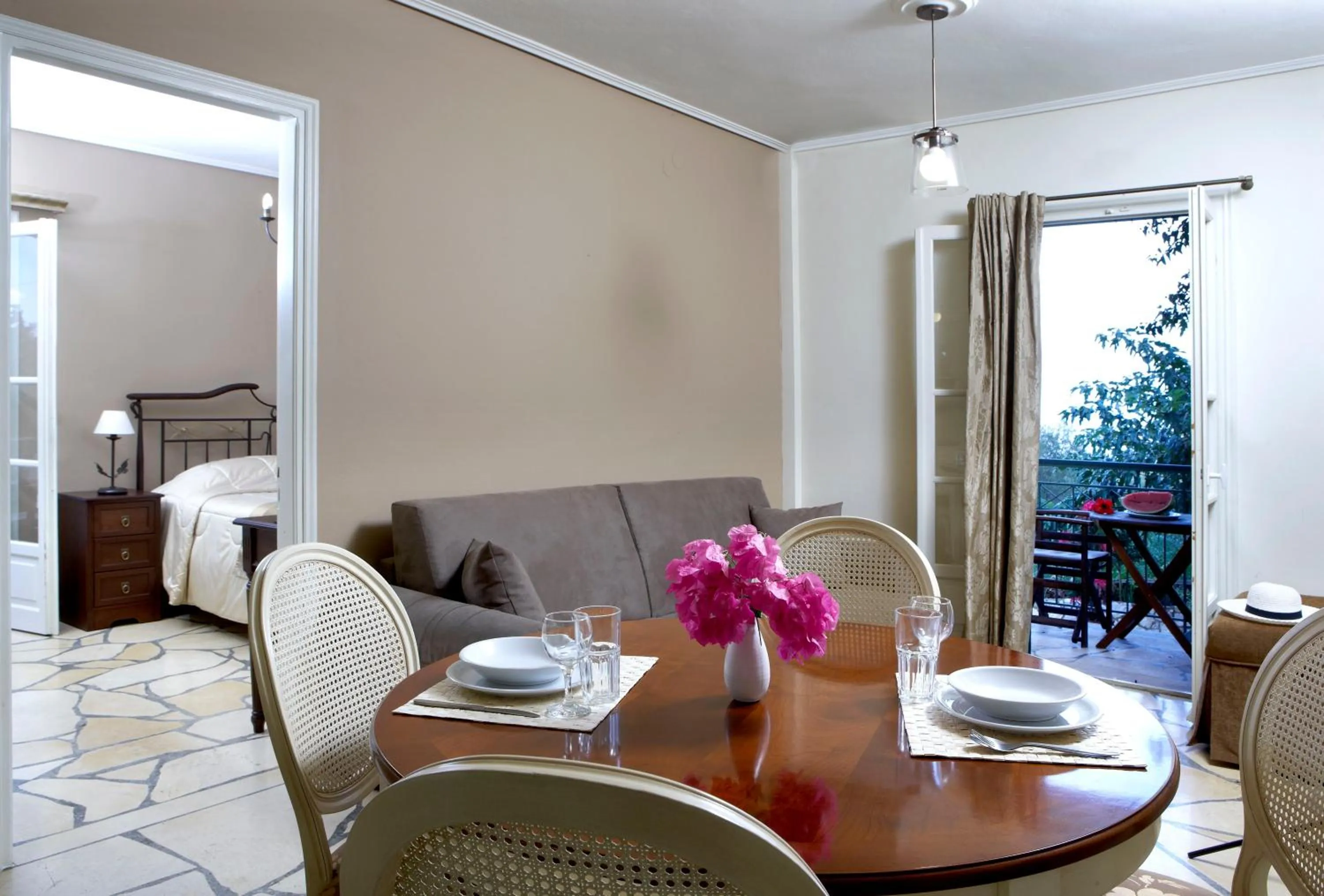 Balcony/Terrace in Dafnoudi Hotel Apartments