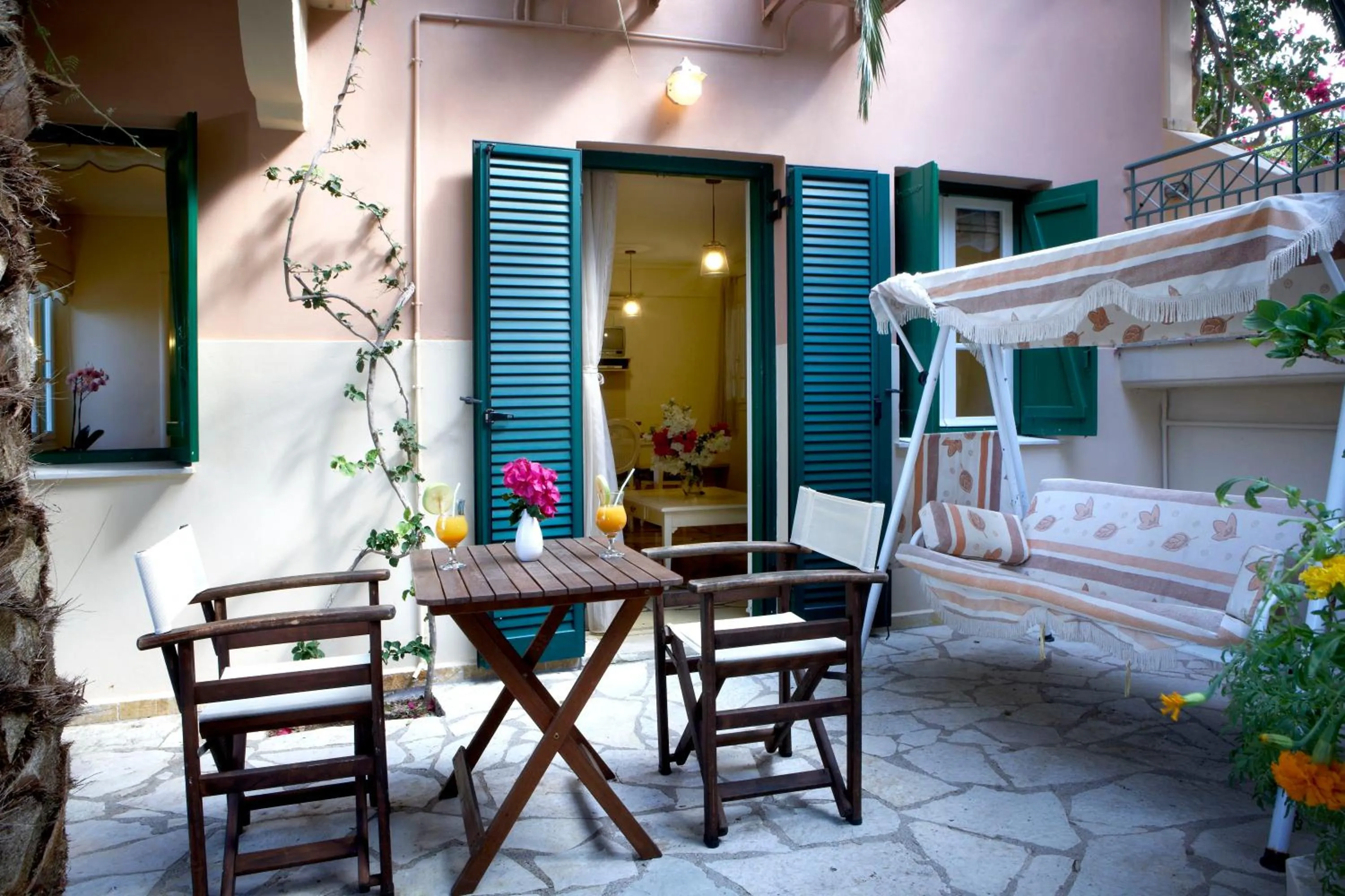 Balcony/Terrace in Dafnoudi Hotel Apartments
