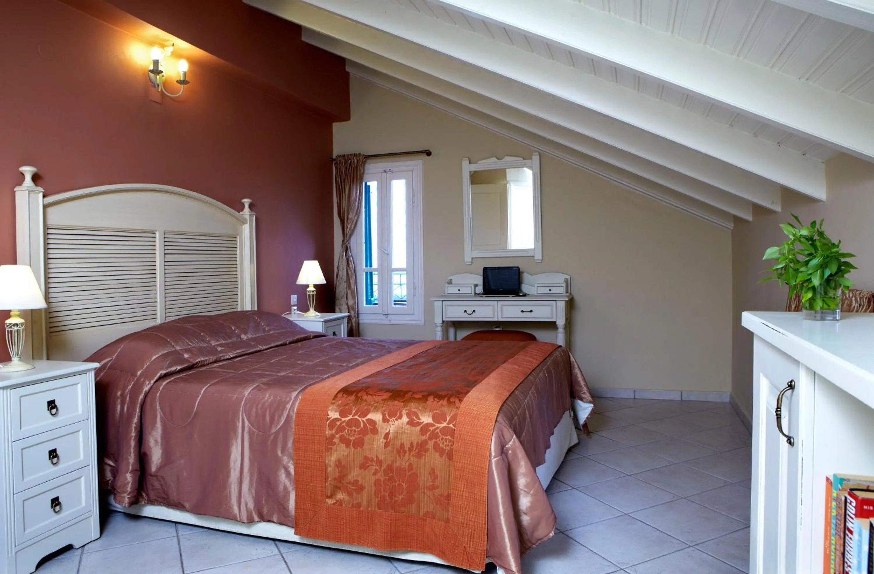 Photo of the whole room, Bed in Dafnoudi Hotel Apartments