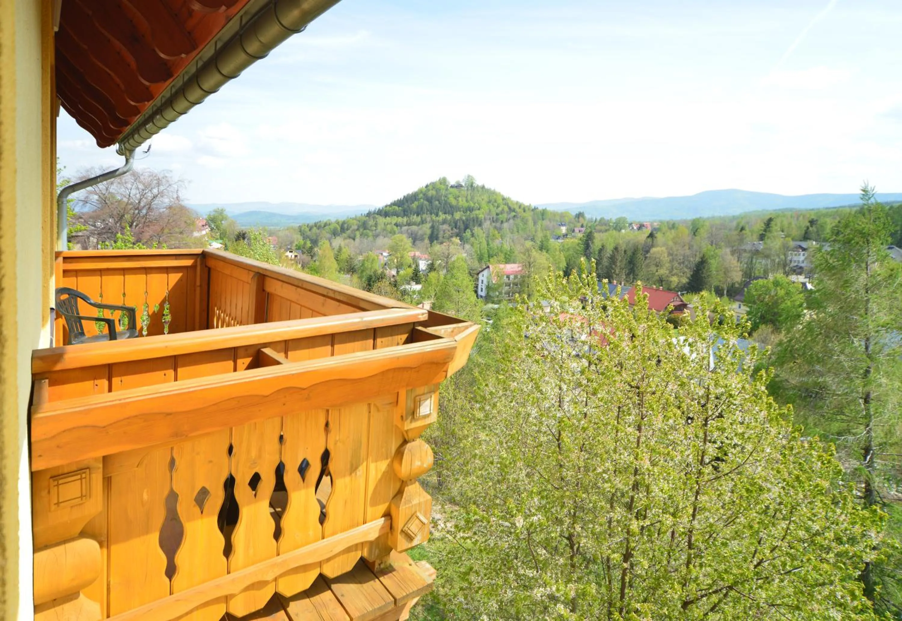 Balcony/Terrace in WILLA PETRUS - CENTRUM BALKONY WINDA ŚNIADANIA RELAKS I WYGODa