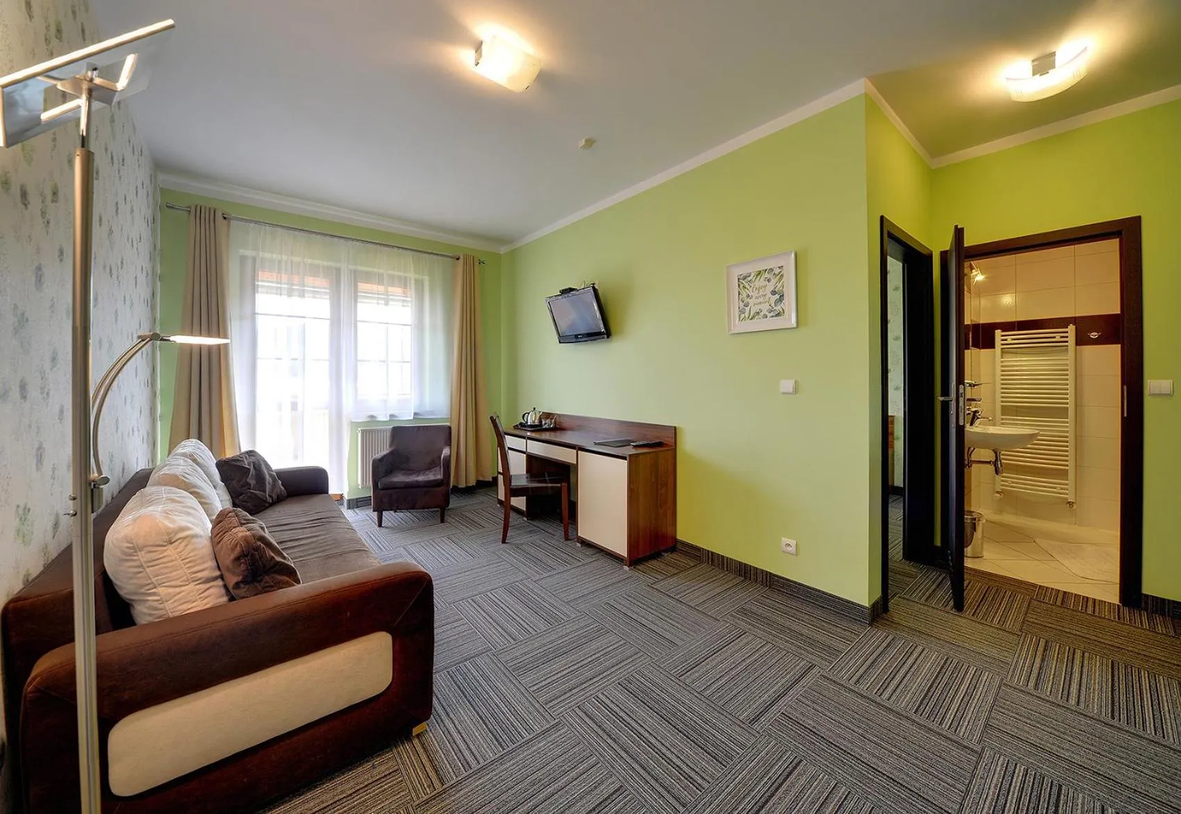 Seating area in WILLA PETRUS - CENTRUM BALKONY WINDA ŚNIADANIA RELAKS I WYGODa