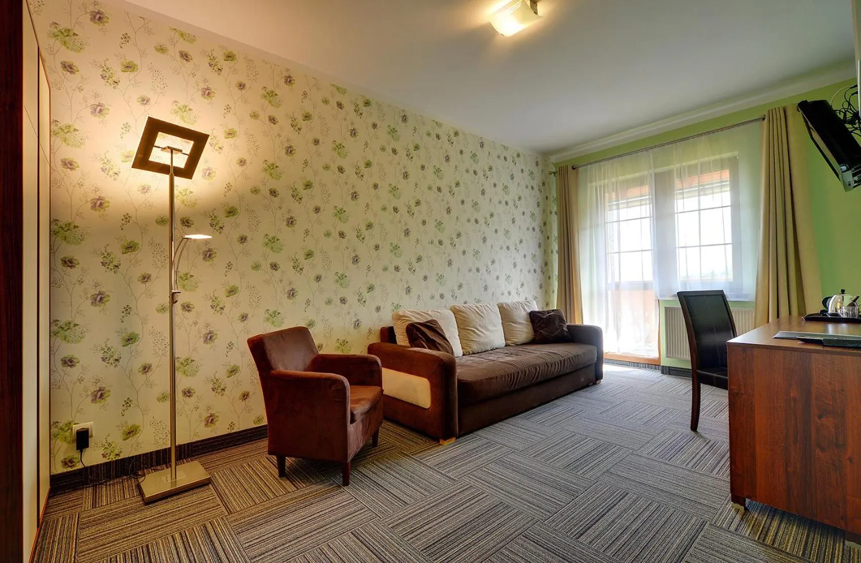 Living room in WILLA PETRUS - CENTRUM BALKONY WINDA ŚNIADANIA RELAKS I WYGODa