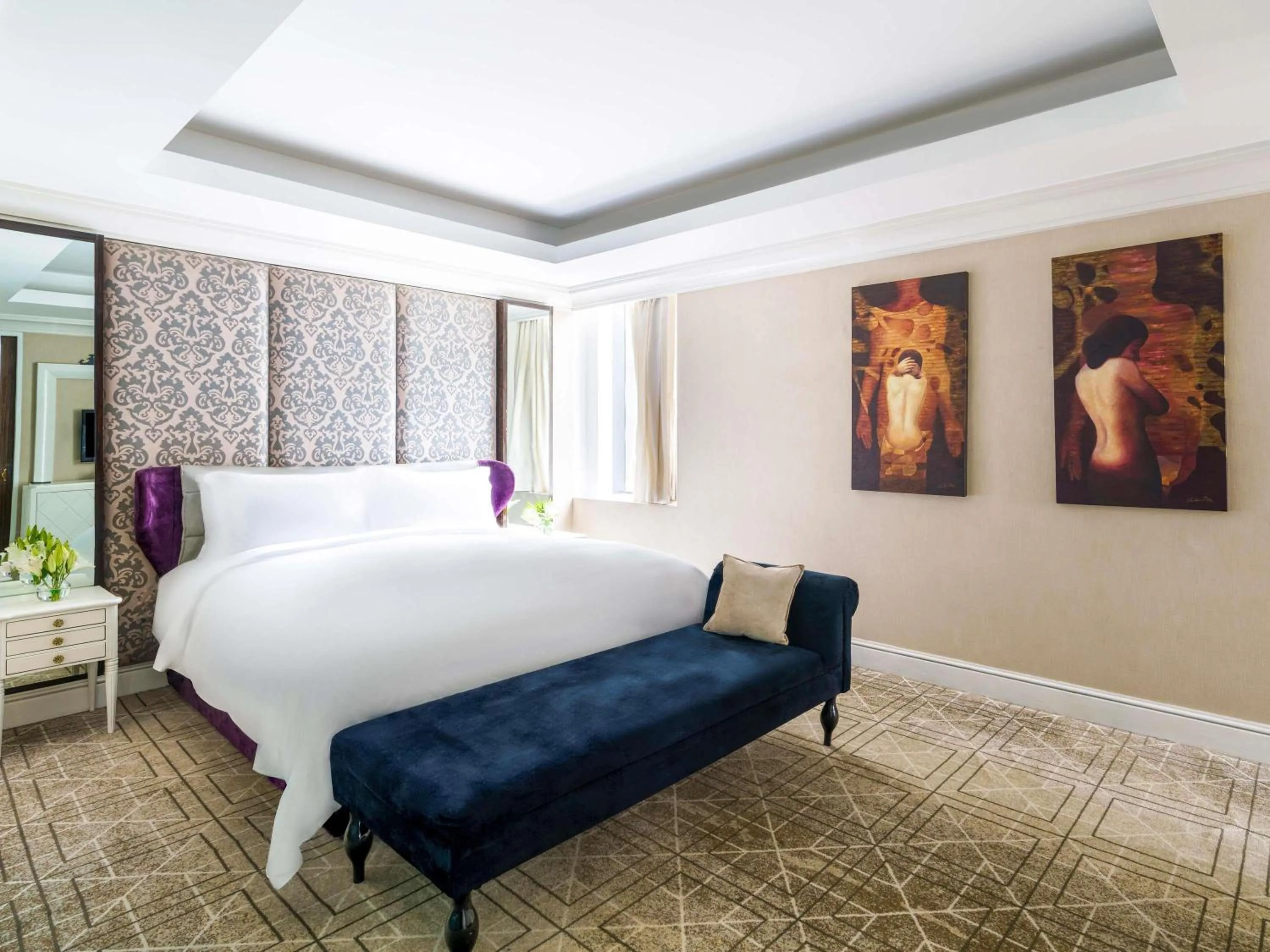 Bedroom, Bed in Sofitel Mumbai BKC