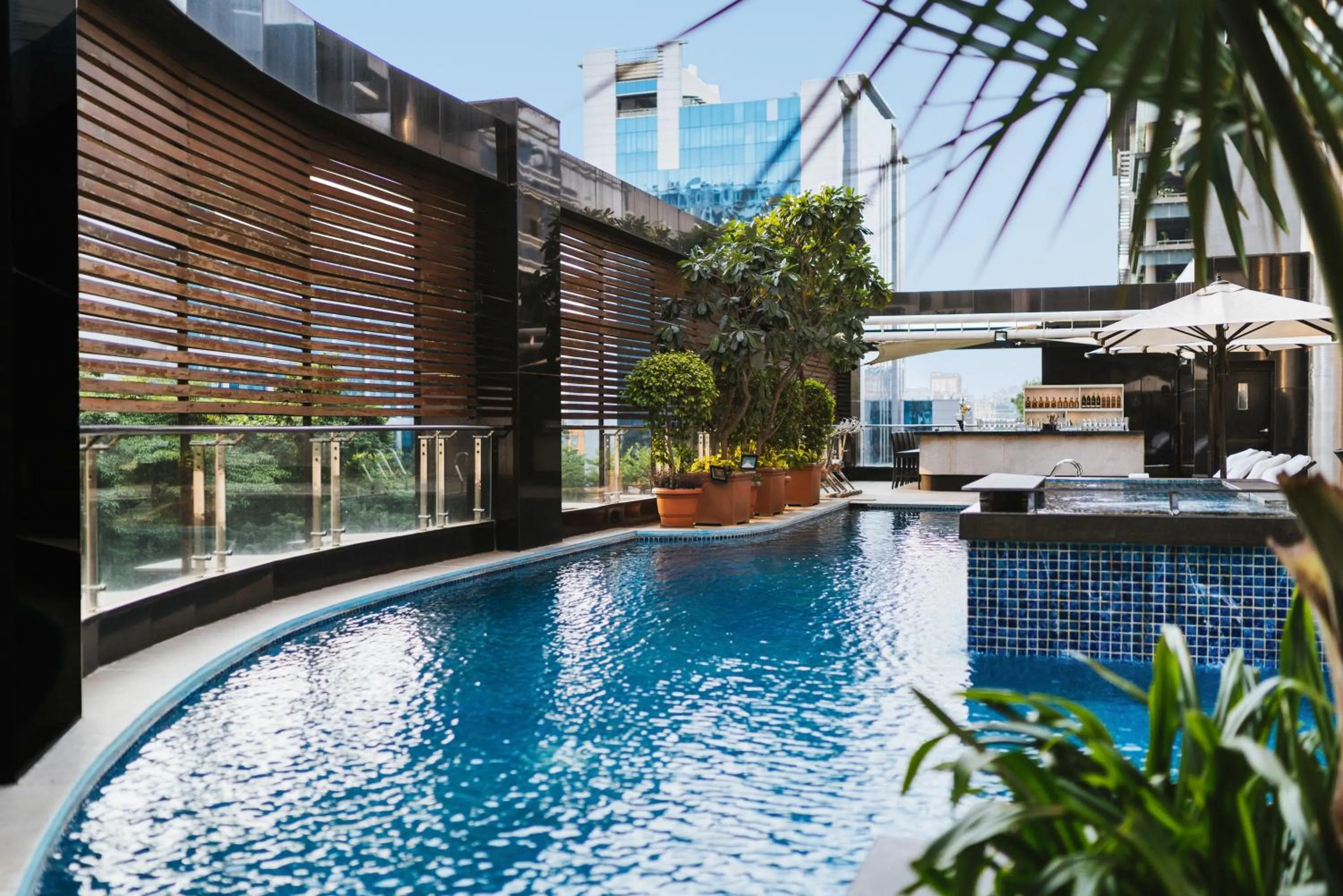 Swimming pool in Sofitel Mumbai BKC