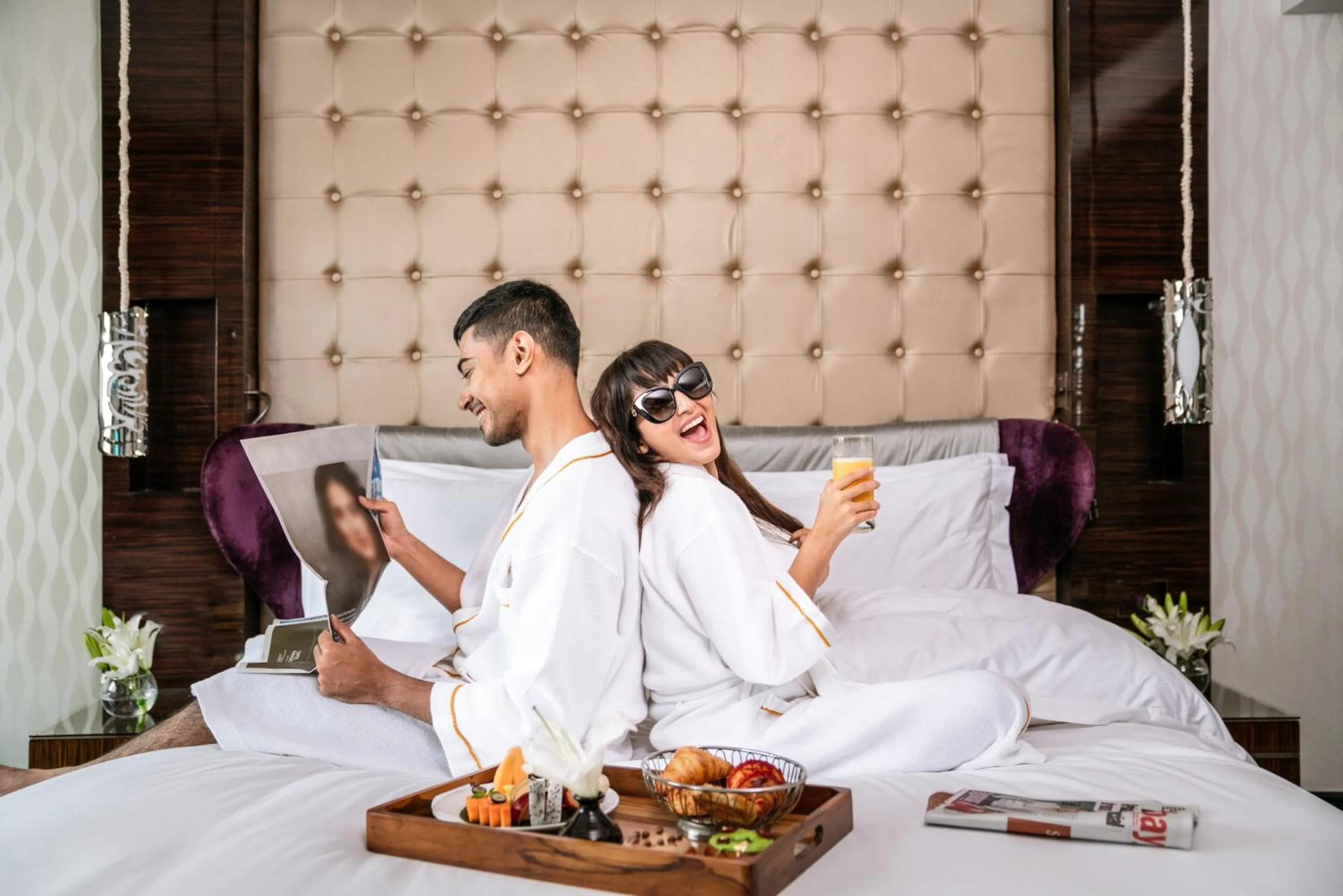 Bedroom, Bed in Sofitel Mumbai BKC