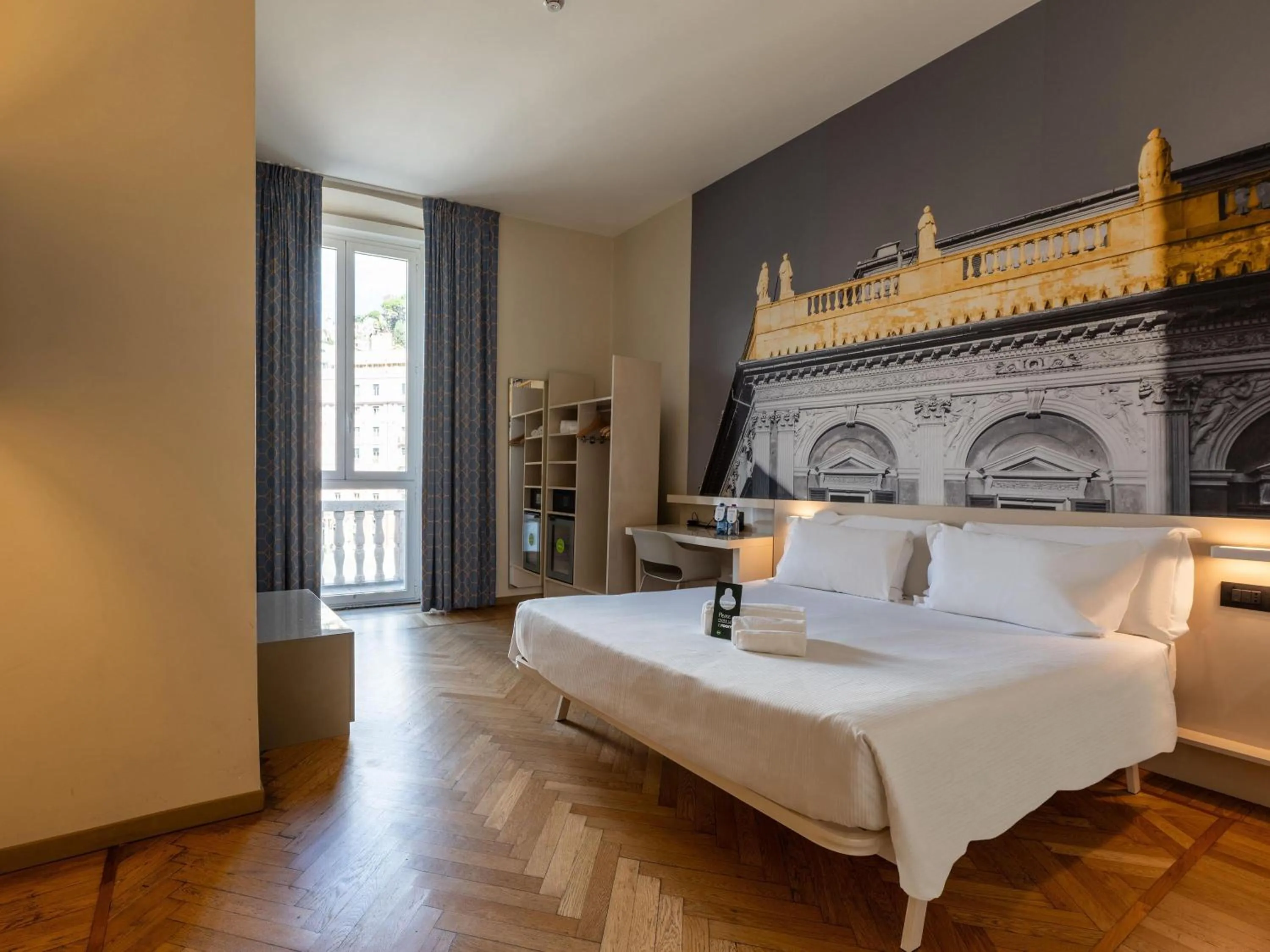 Photo of the whole room, Bed in B&B Hotel Genova Principe