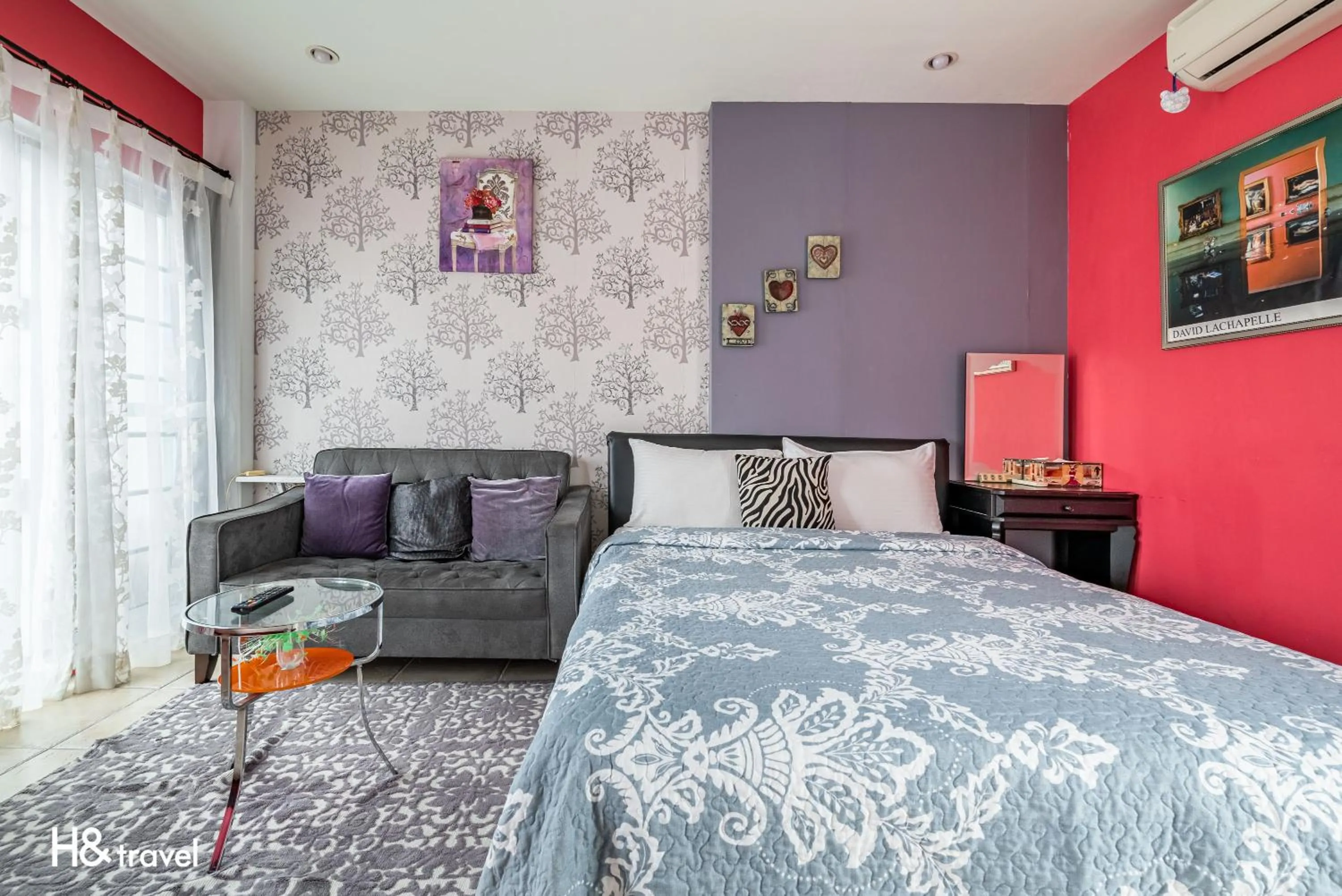 On site, Bed in White Cotton Candy Homestay