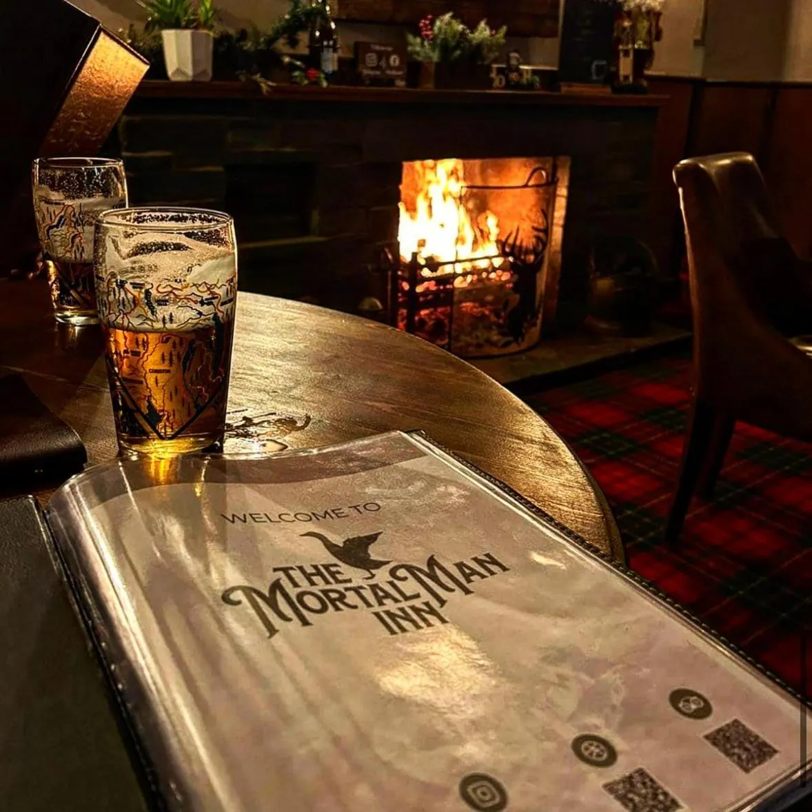 Restaurant/places to eat in The Mortal Man Inn