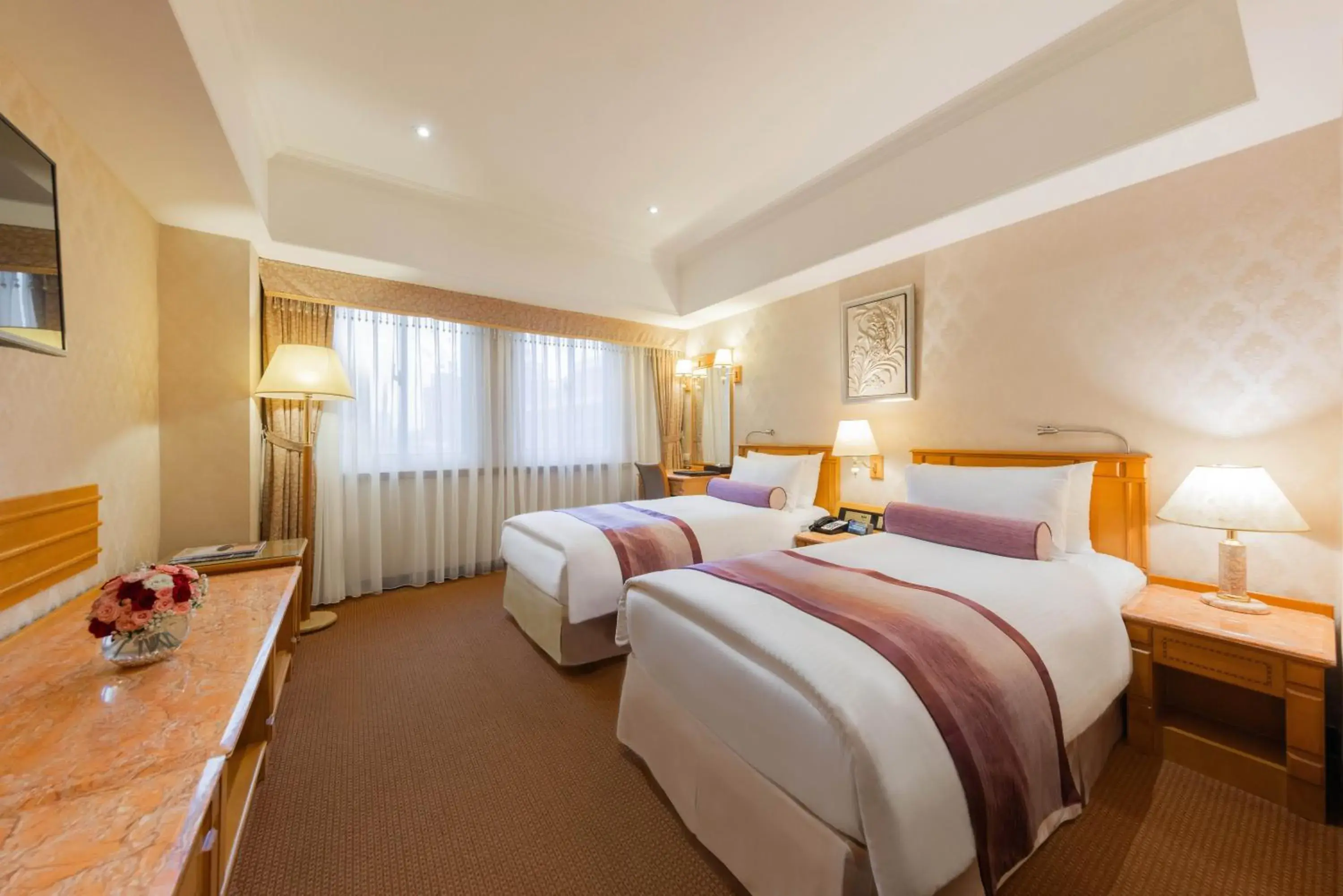 Superior Twin Room in Cosmos Hotel Taipei Superior Twin Room in Cosmos Hotel Taipei