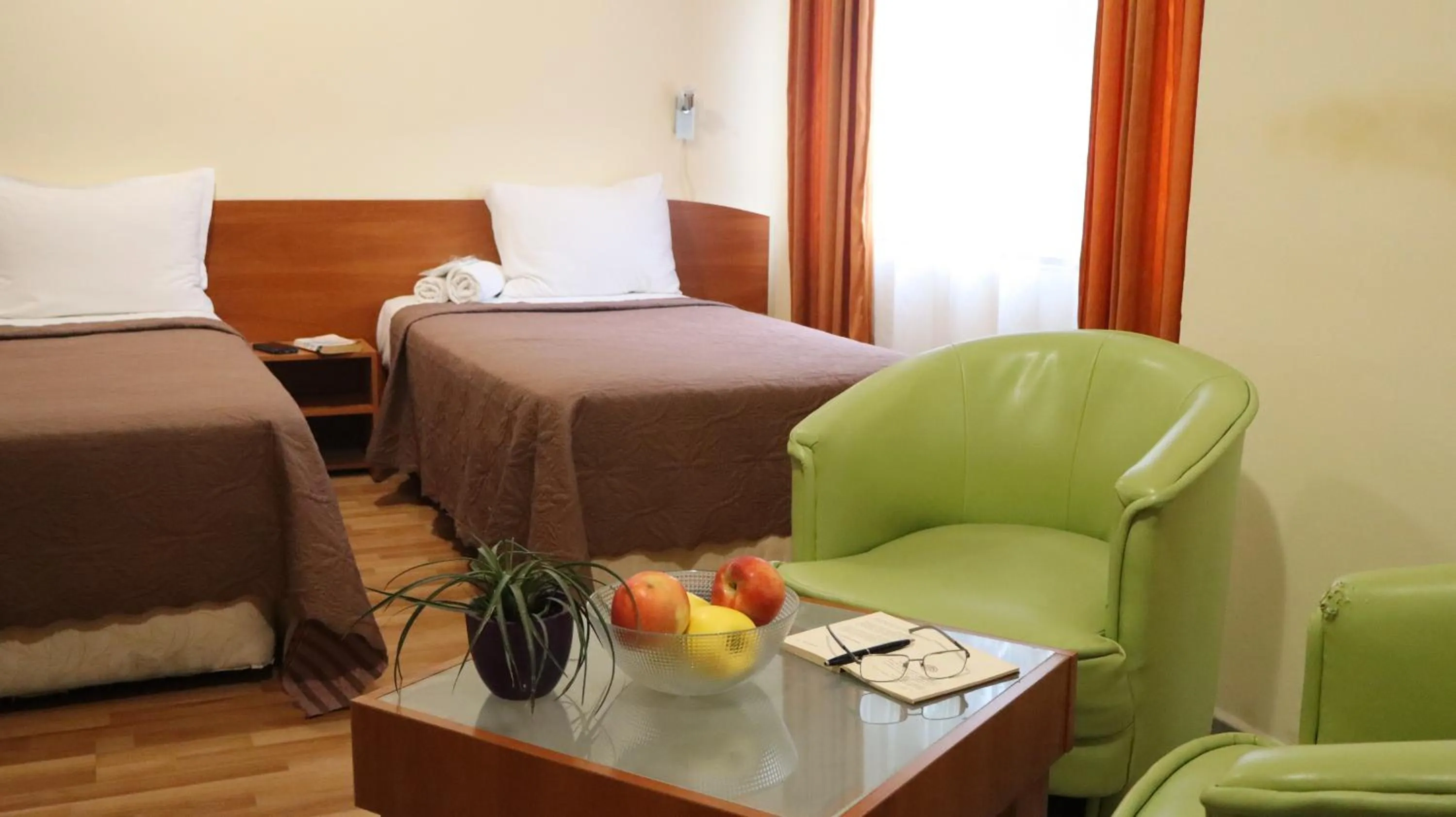 Bed in Hotel Palitra