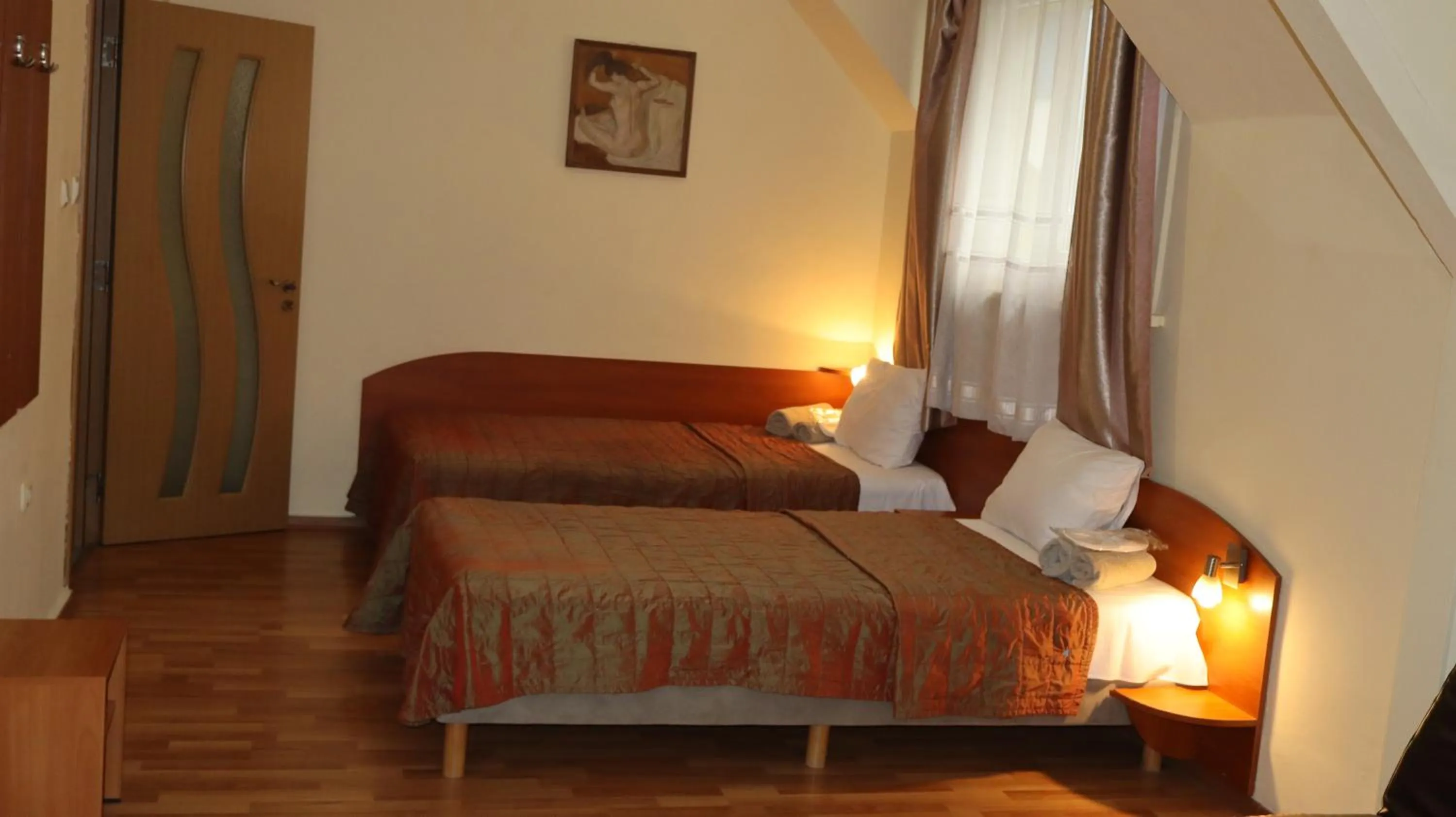 Bed in Hotel Palitra