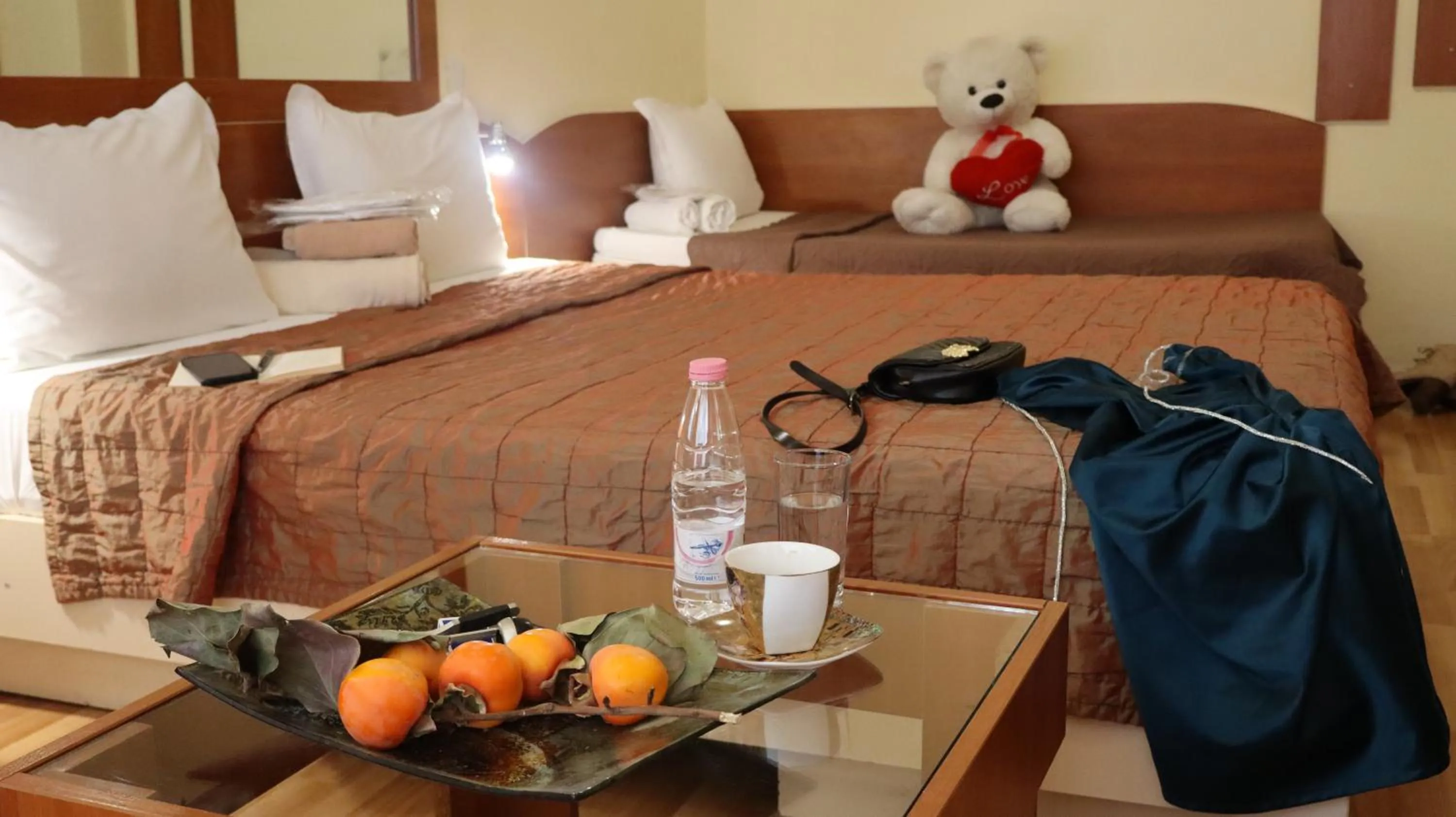 Bed in Hotel Palitra