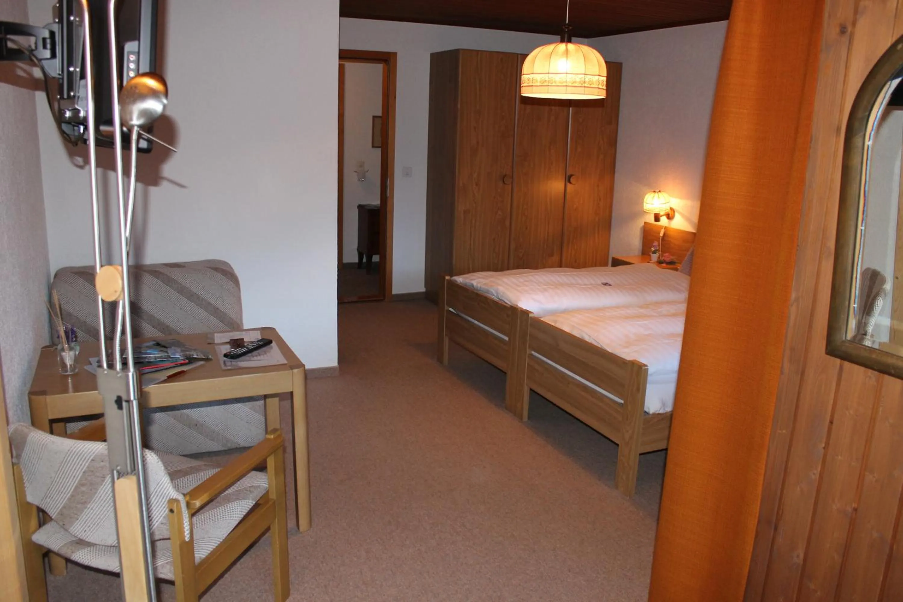 Bed in Hotel Rothorn Vintage-Style